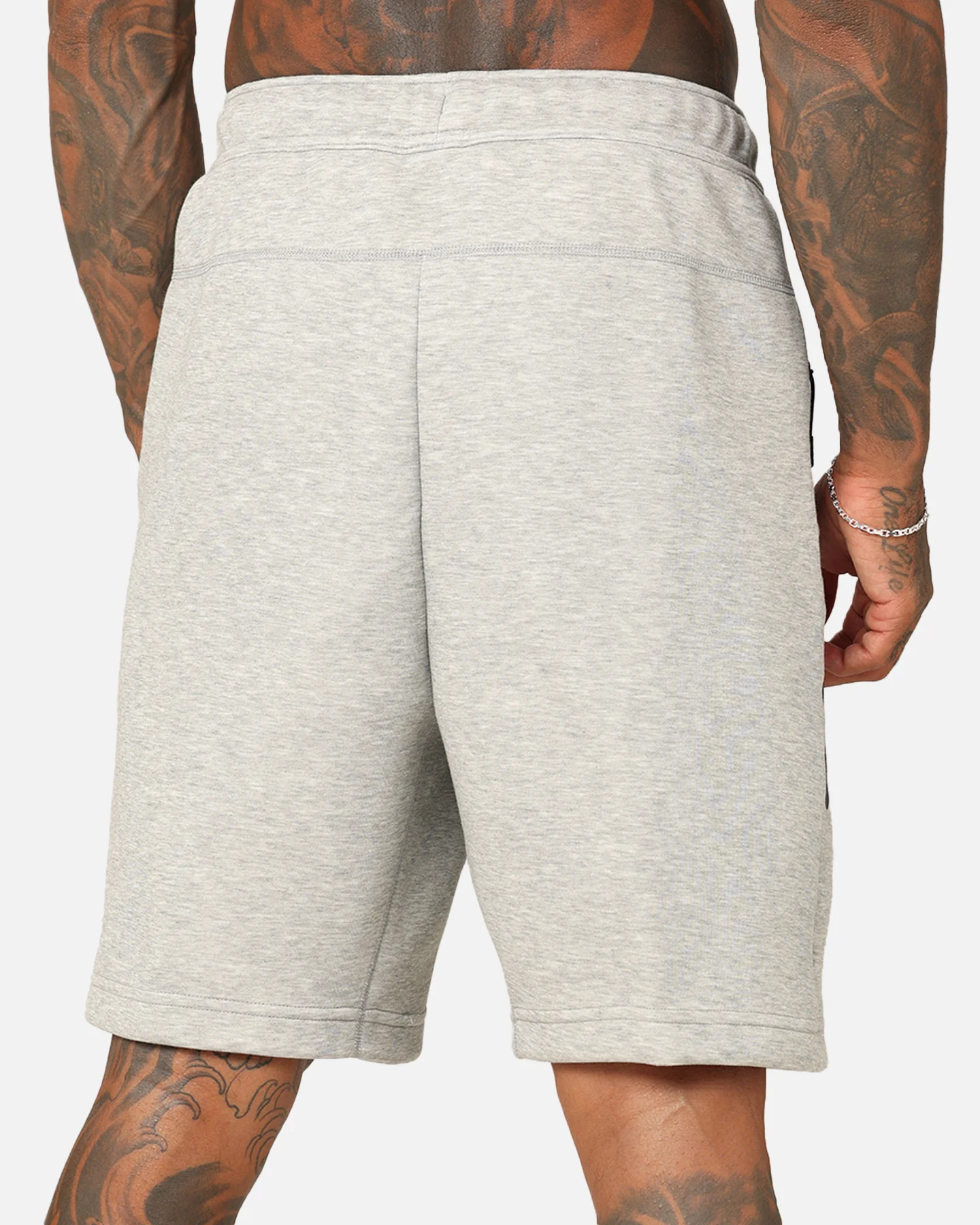 Nike Tech Fleece Shorts Dark Grey Heather - Image 8