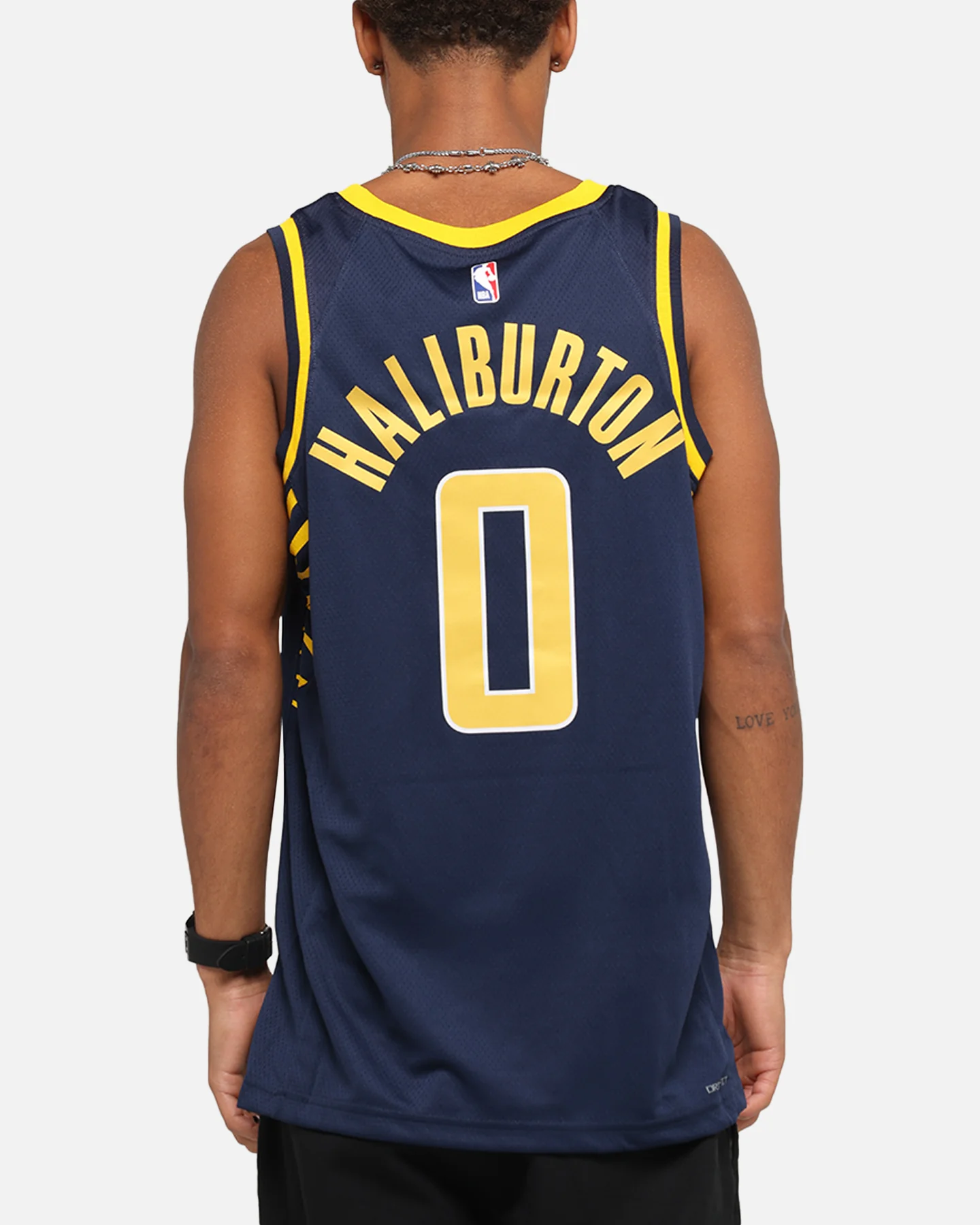 Nike Tyrese Haliburton Indiana Pacers #0 Icon Edition 2022/23 Nike Dri-Fit NBA Swingman Jersey College Navy - Image 2