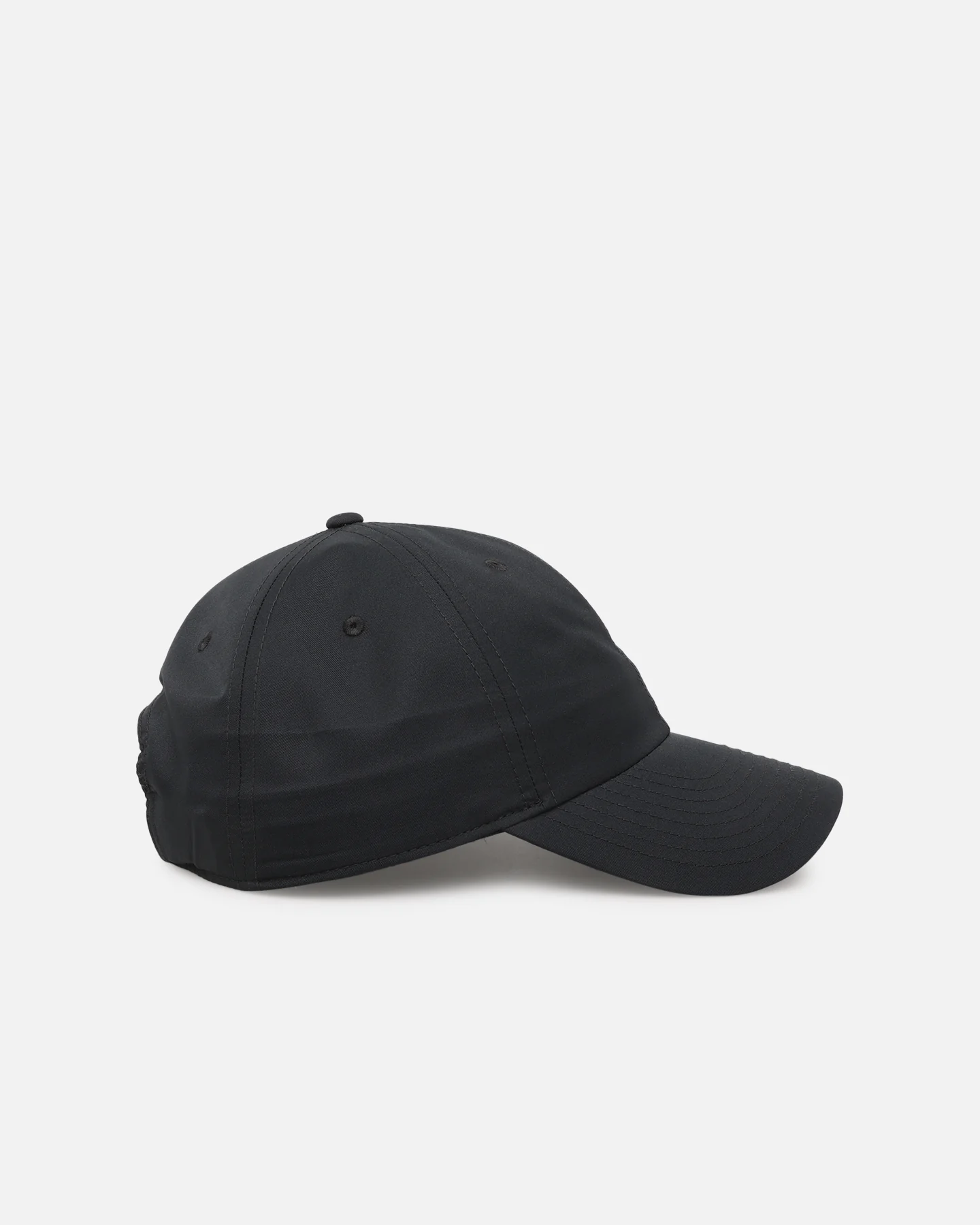 Nike Unstructured Dri-Fit Club Metal Swoosh Strapback Cap Black/Silver - Image 3