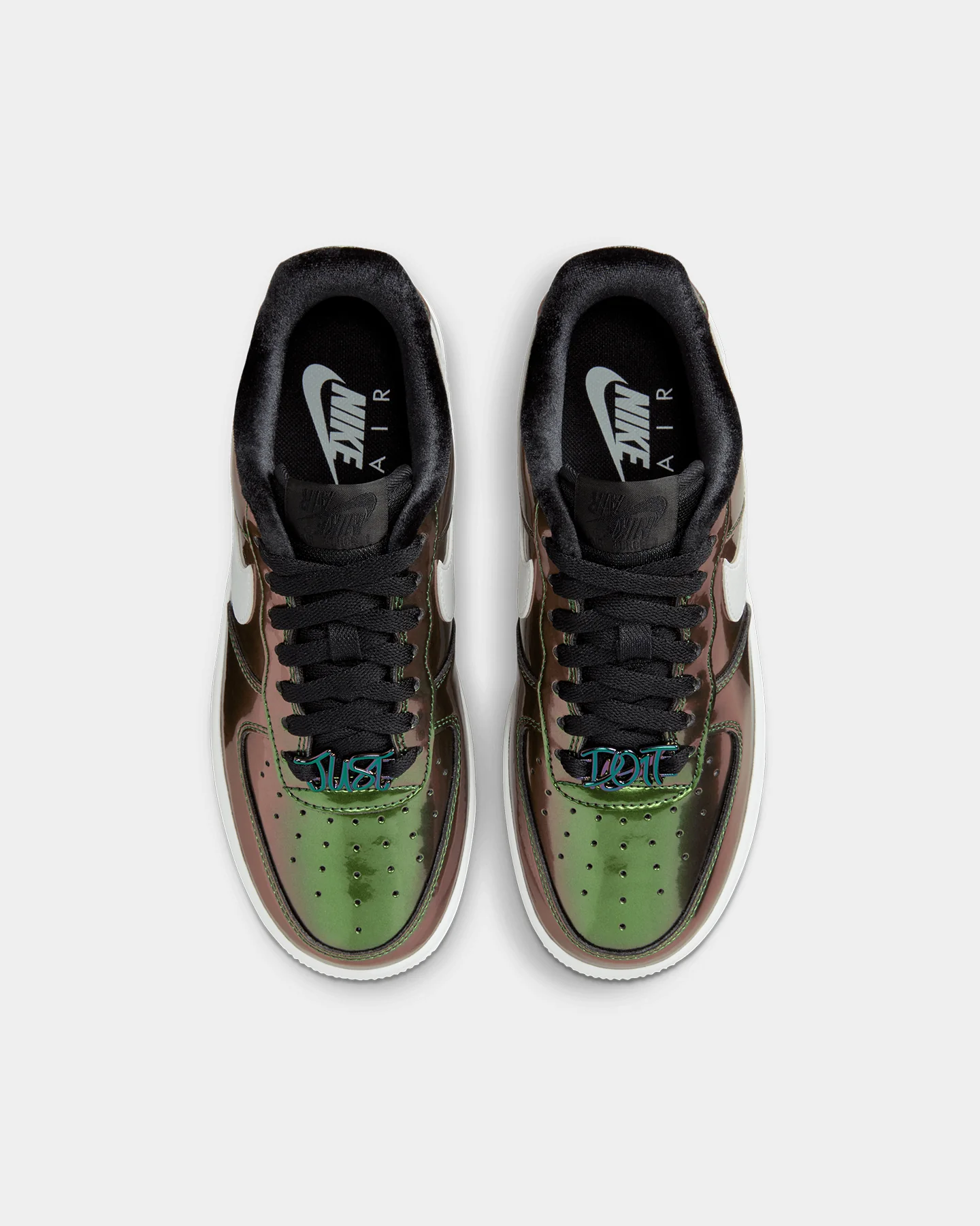 Nike Women's Air Force 1 '07 LV8 "Iridescent" Black/White - Image 7