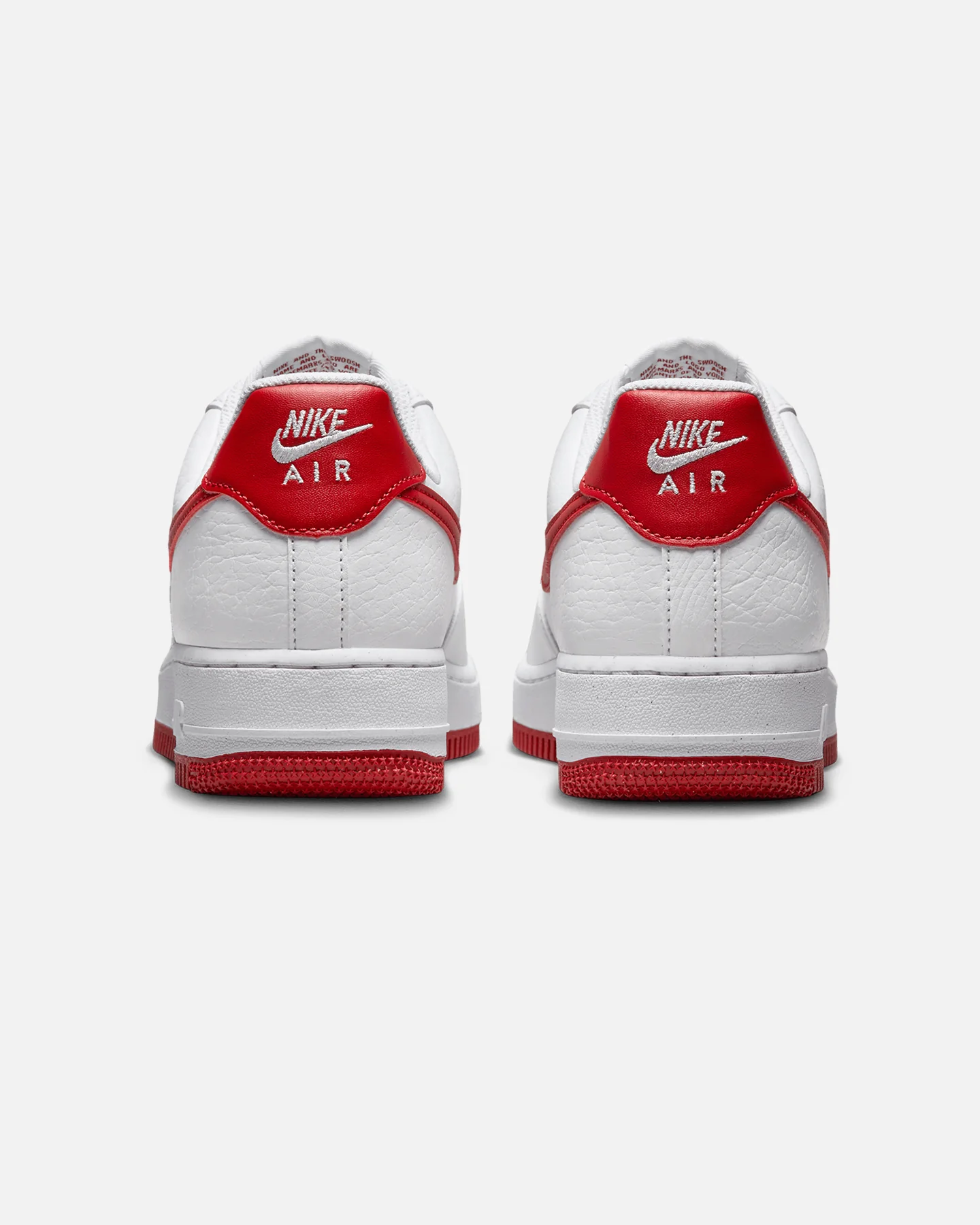 Nike Women's Air Force 1 '07 White/Gym Red - Image 3