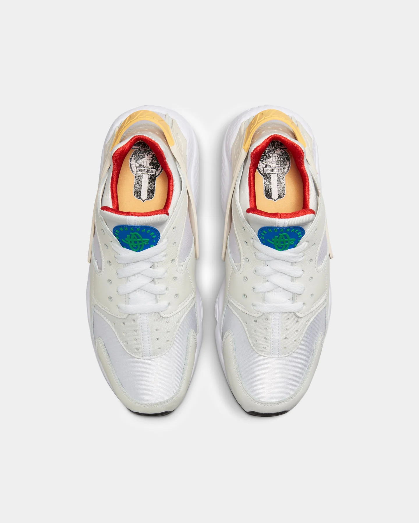 Nike Women's Air Huarache White/Stadium Green - Image 7