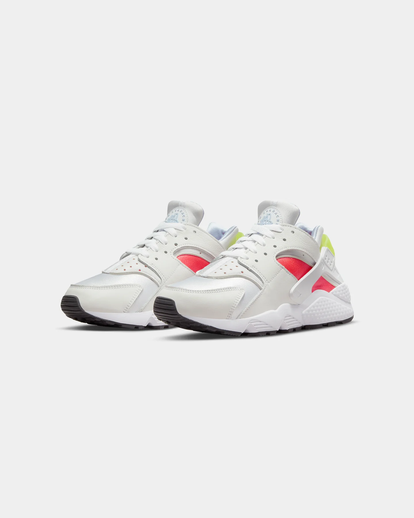 Nike Women's Air Huarache White/Volt/Bright Crimson/Black - Image 2