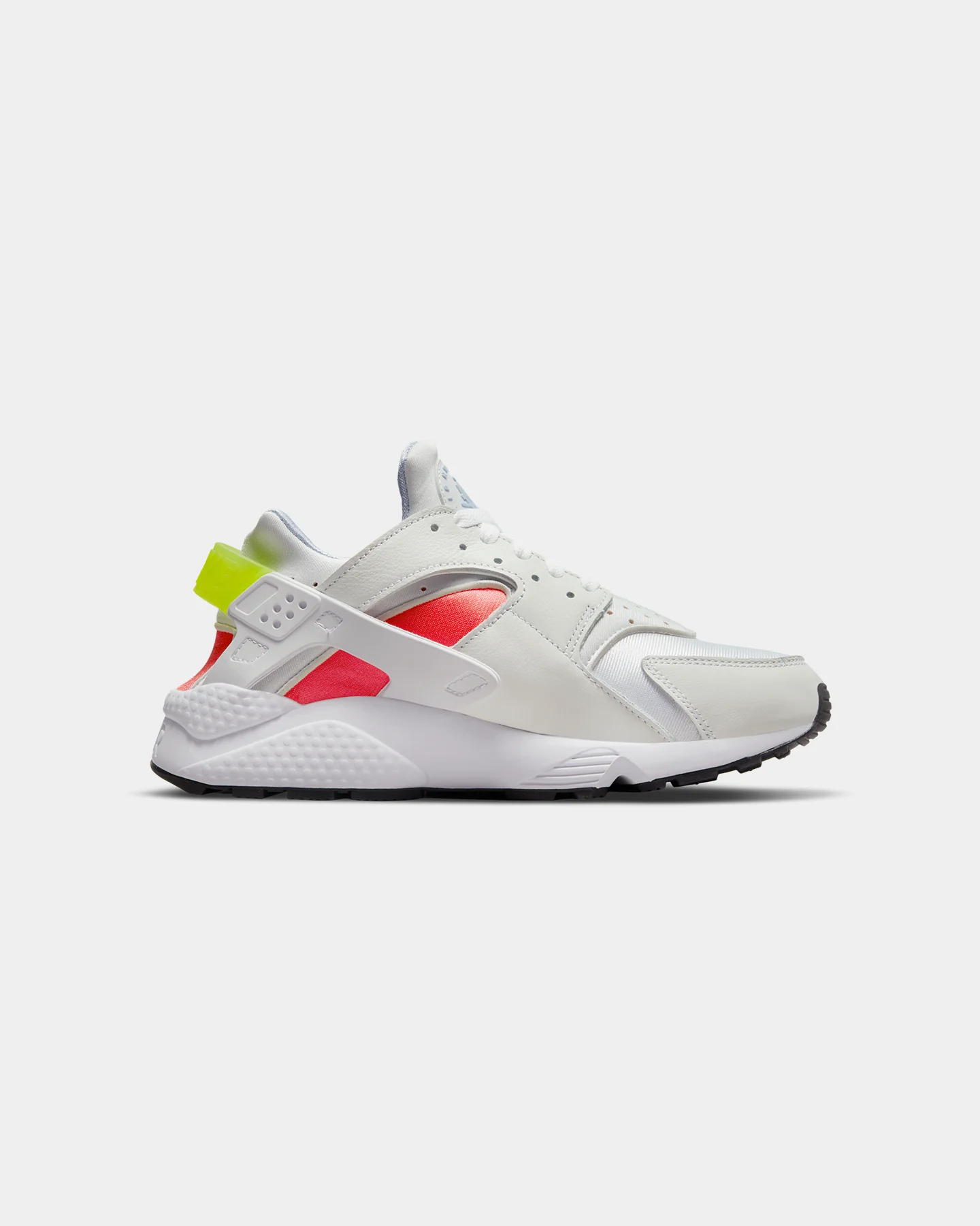 Nike Women's Air Huarache White/Volt/Bright Crimson/Black - Image 4