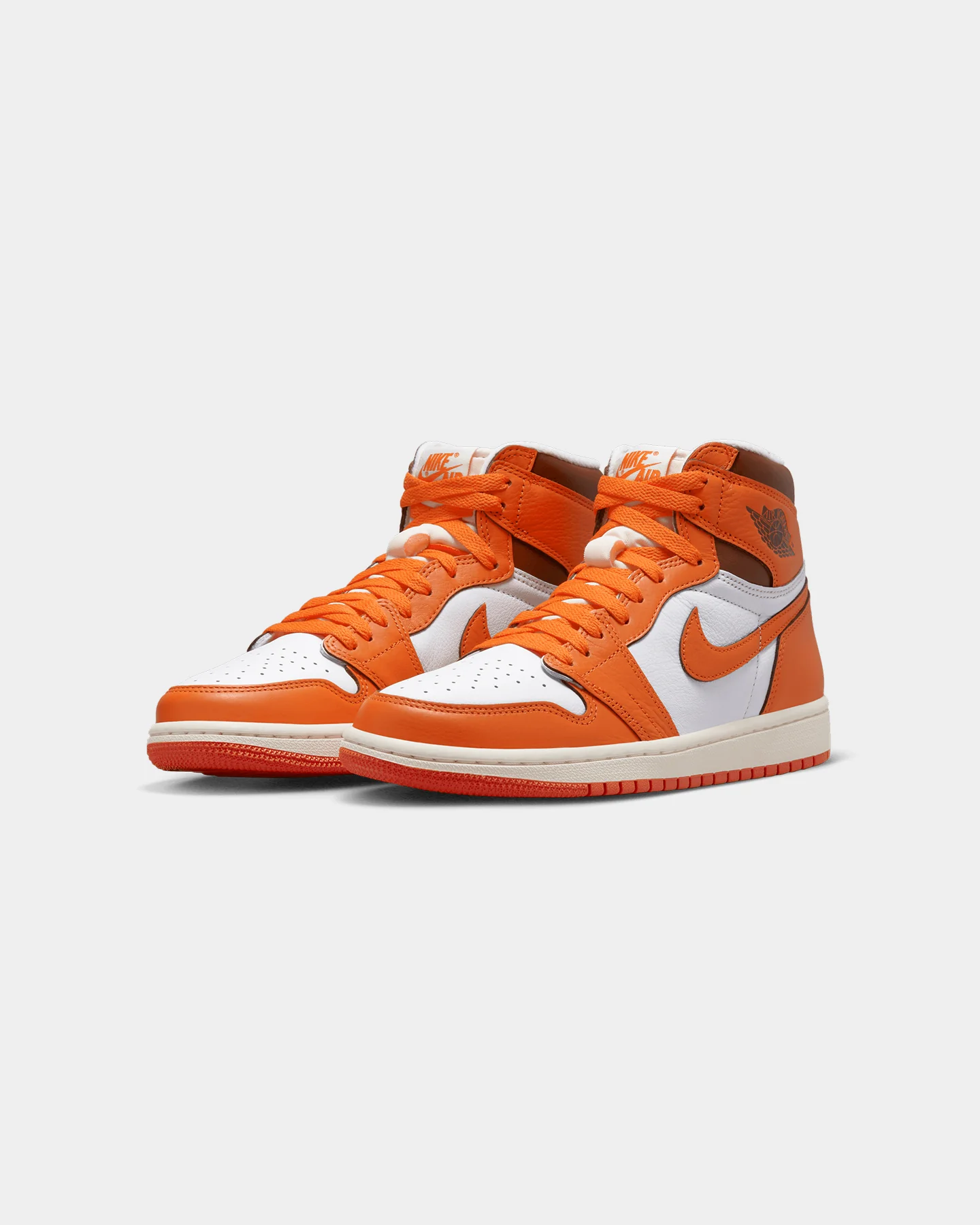 Nike Women's Air Jordan 1 Retro Hi OG "Starfish" White/Starfish/Cacao Wow - Image 2