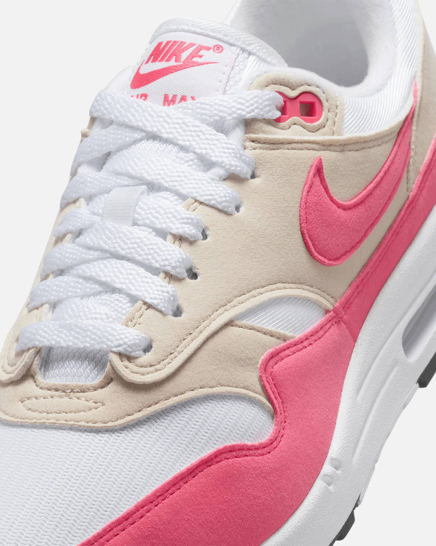 Nike Women's Air Max 1 White/Aster Pink - Image 6