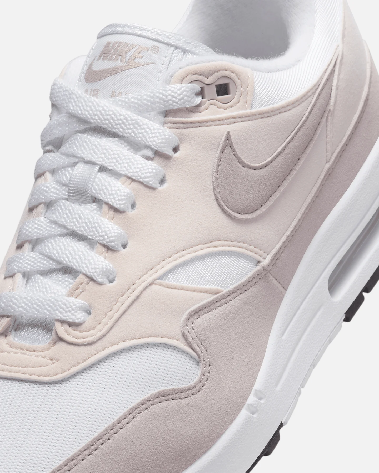 Nike Women's Air Max 1 White/Platinum - Image 6