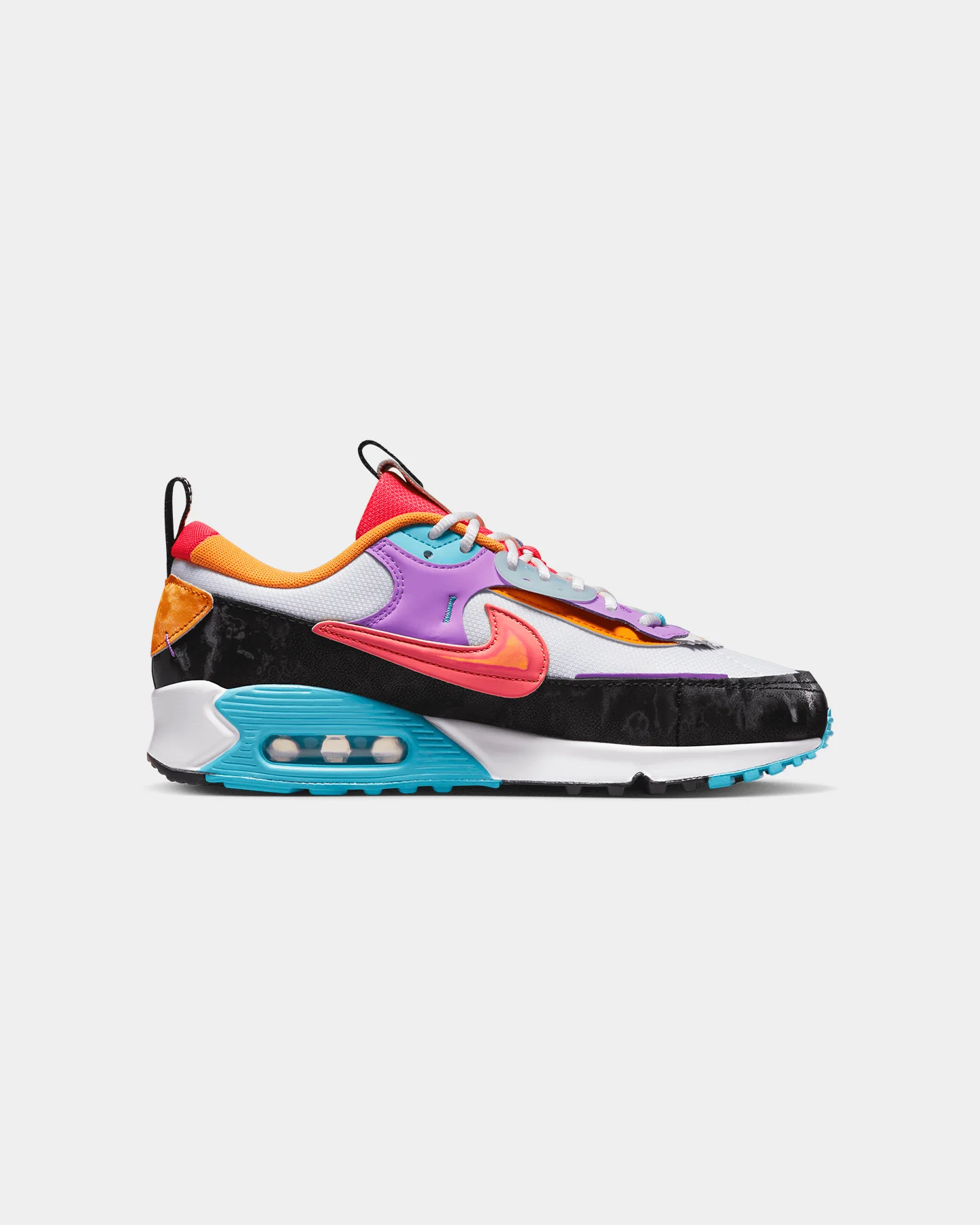 Nike Women's Air Max 90 Futura White/Bright Crimson - Image 4