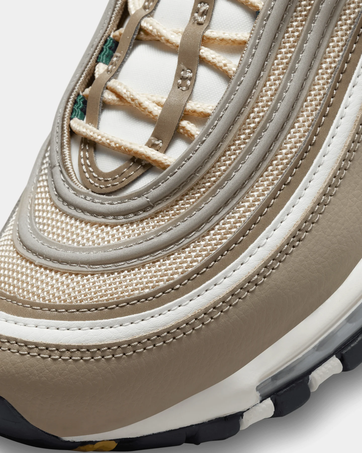 Nike Women's Air Max 97 SE Khaki/Picante Red/Sesame Sail - Image 6