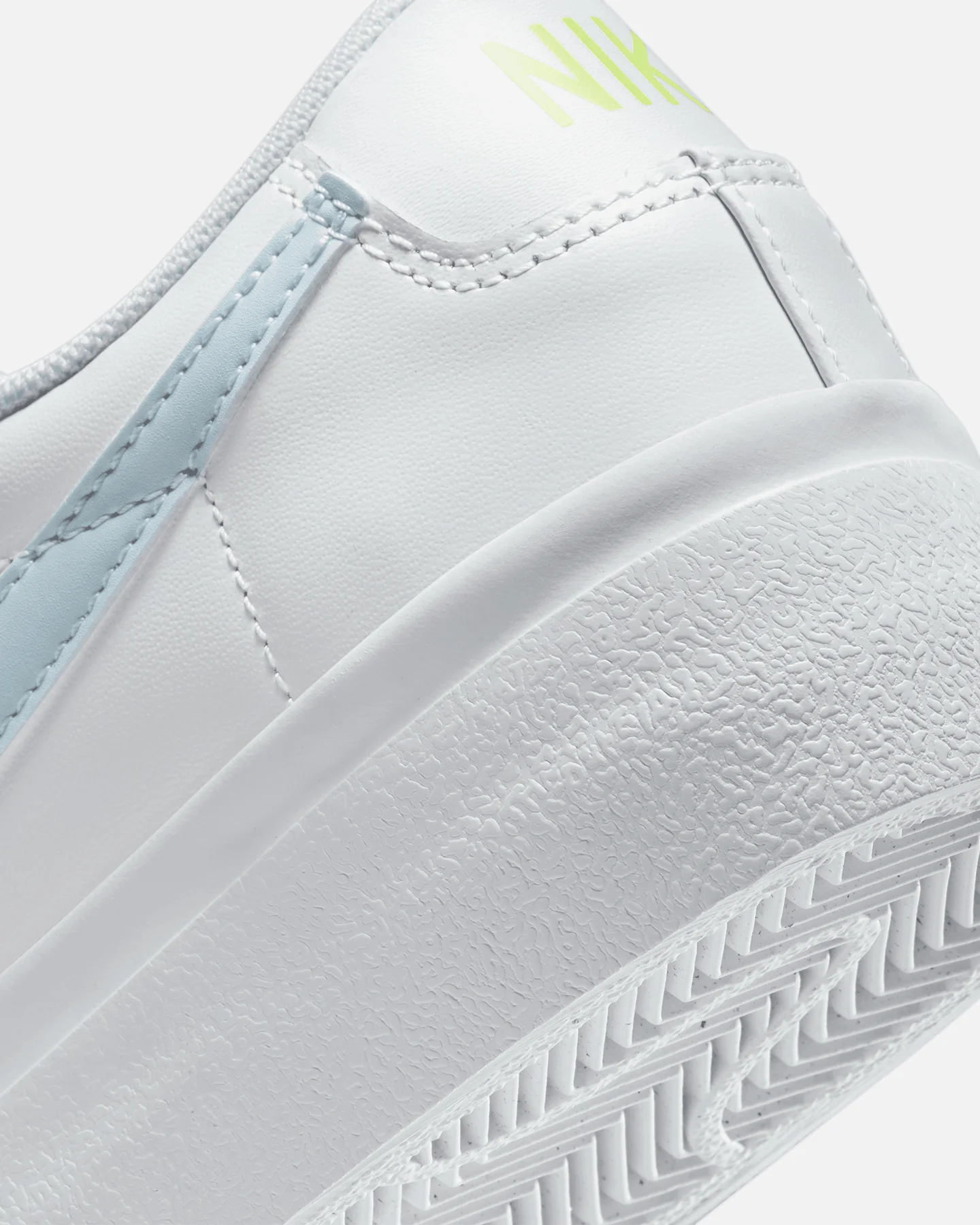 Nike Women's Blazer Low Platform White/Blue Tint - Image 8
