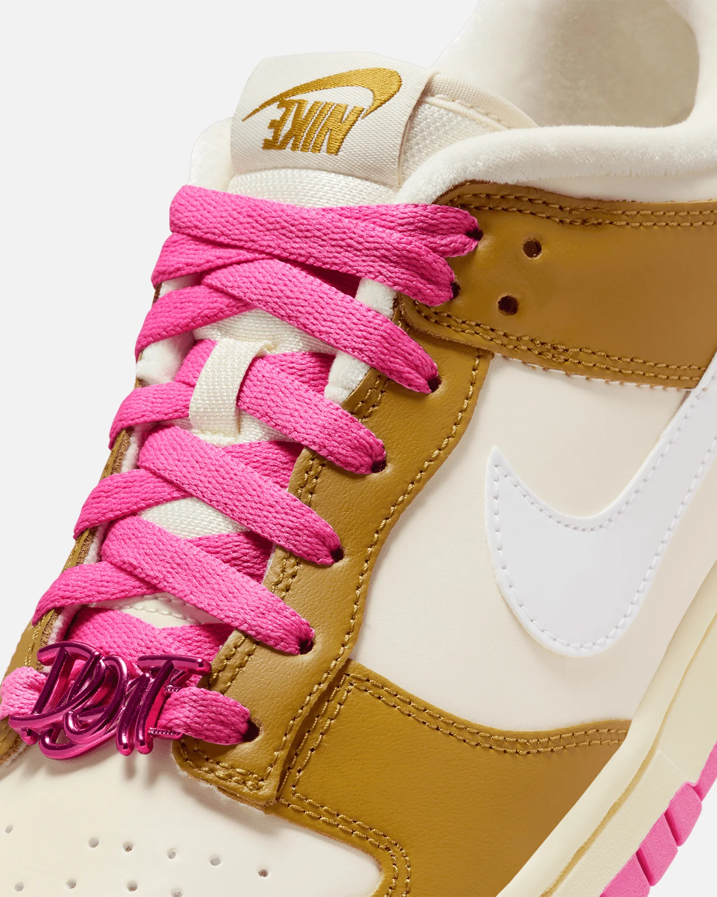 Nike Women's Dunk Low SE Bronzine/Coconut - Image 4