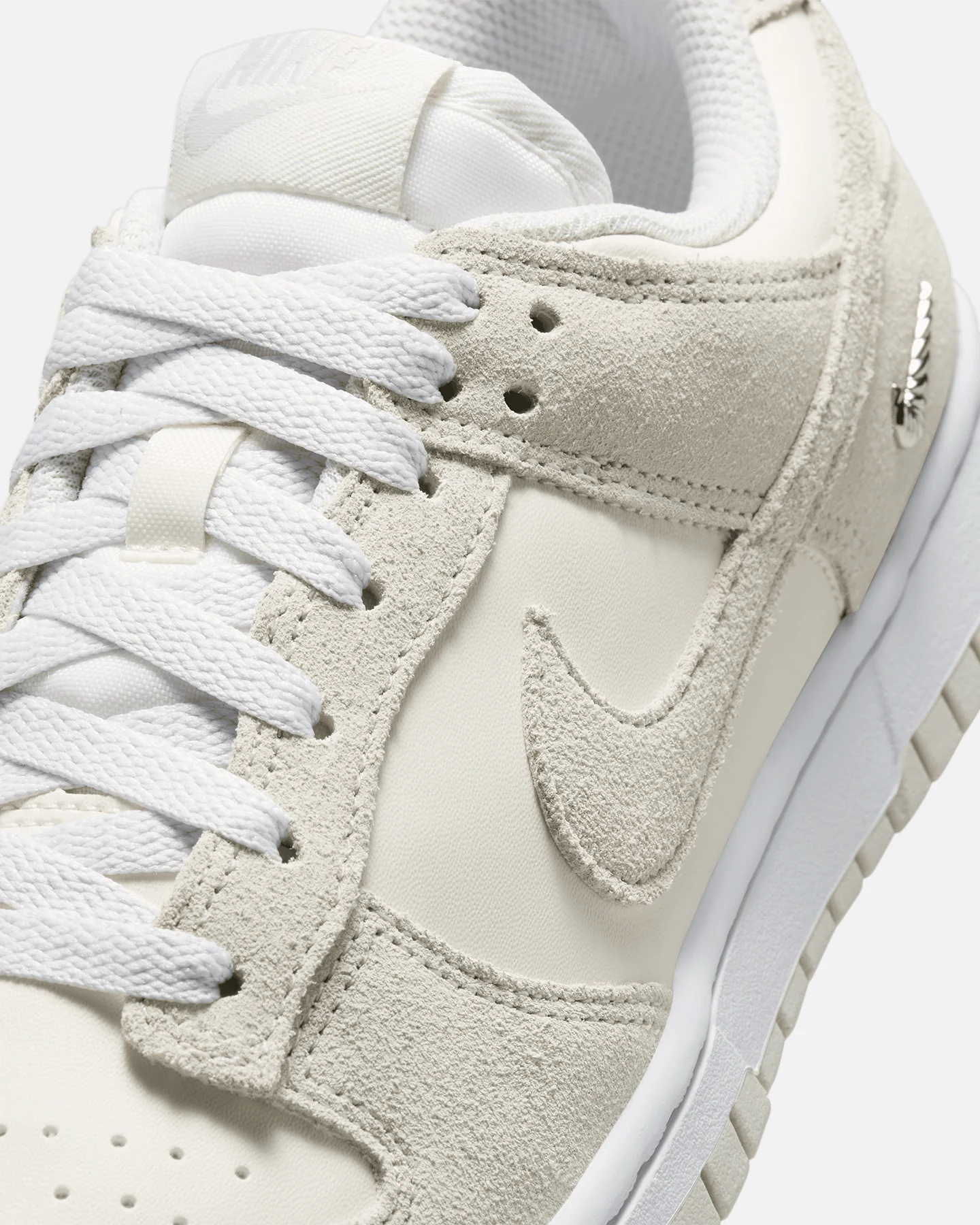 Nike Women's Dunk Low Suede Sail - Image 6