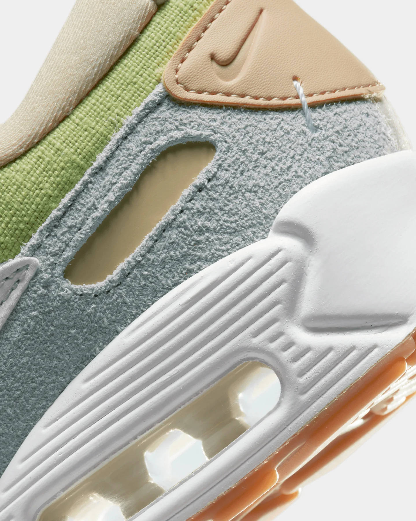 Nike Women's Nike Air Max 90 Futura Buff Gold/Light Silver/Sand Drift/Summit White - Image 8