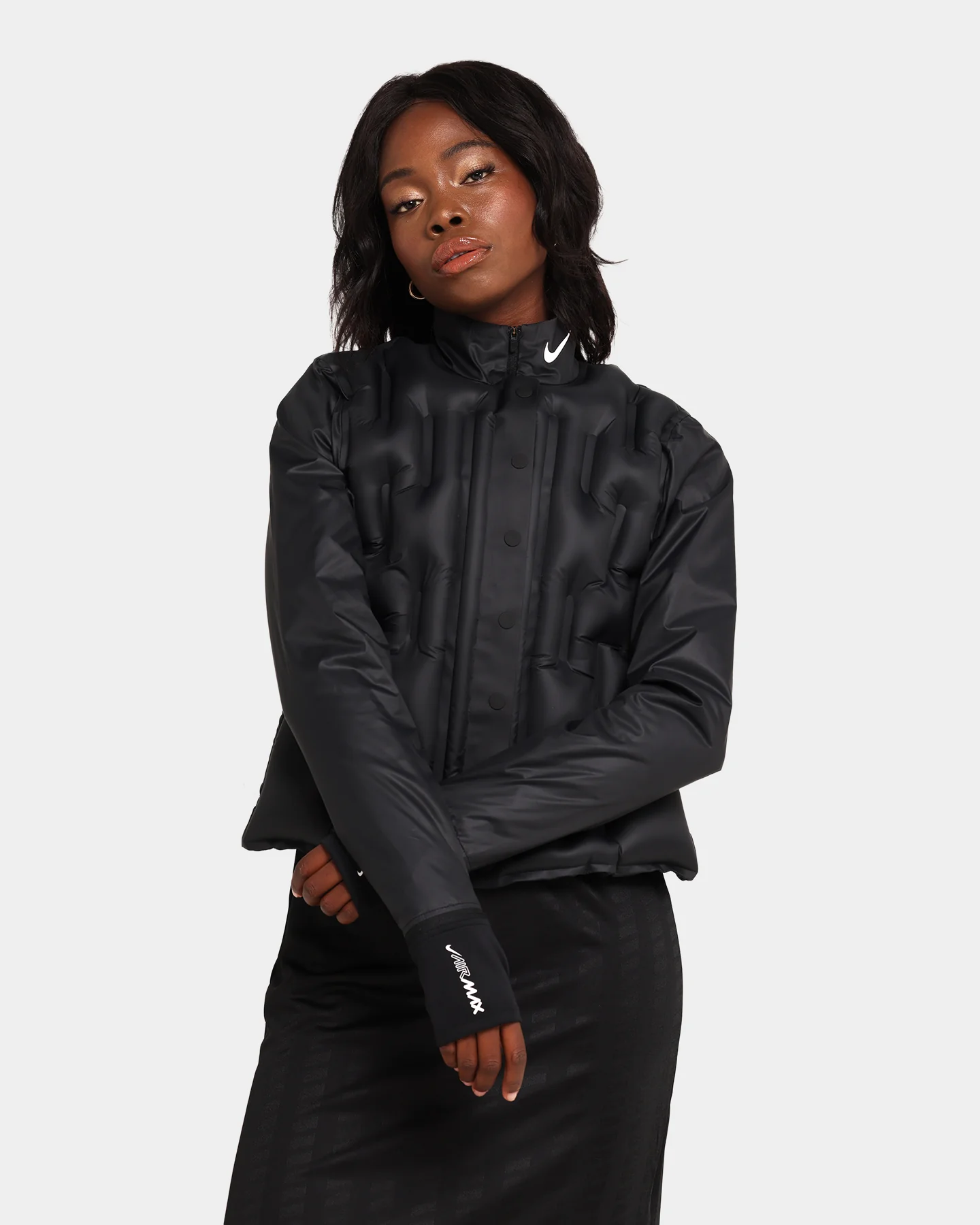 Nike Women's Nike Sportswear Inflatable Jacket Black - Image 2