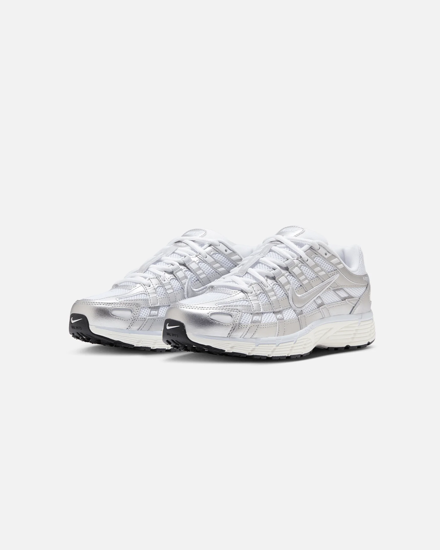 Nike Women's P-6000 White/Silver - Image 2