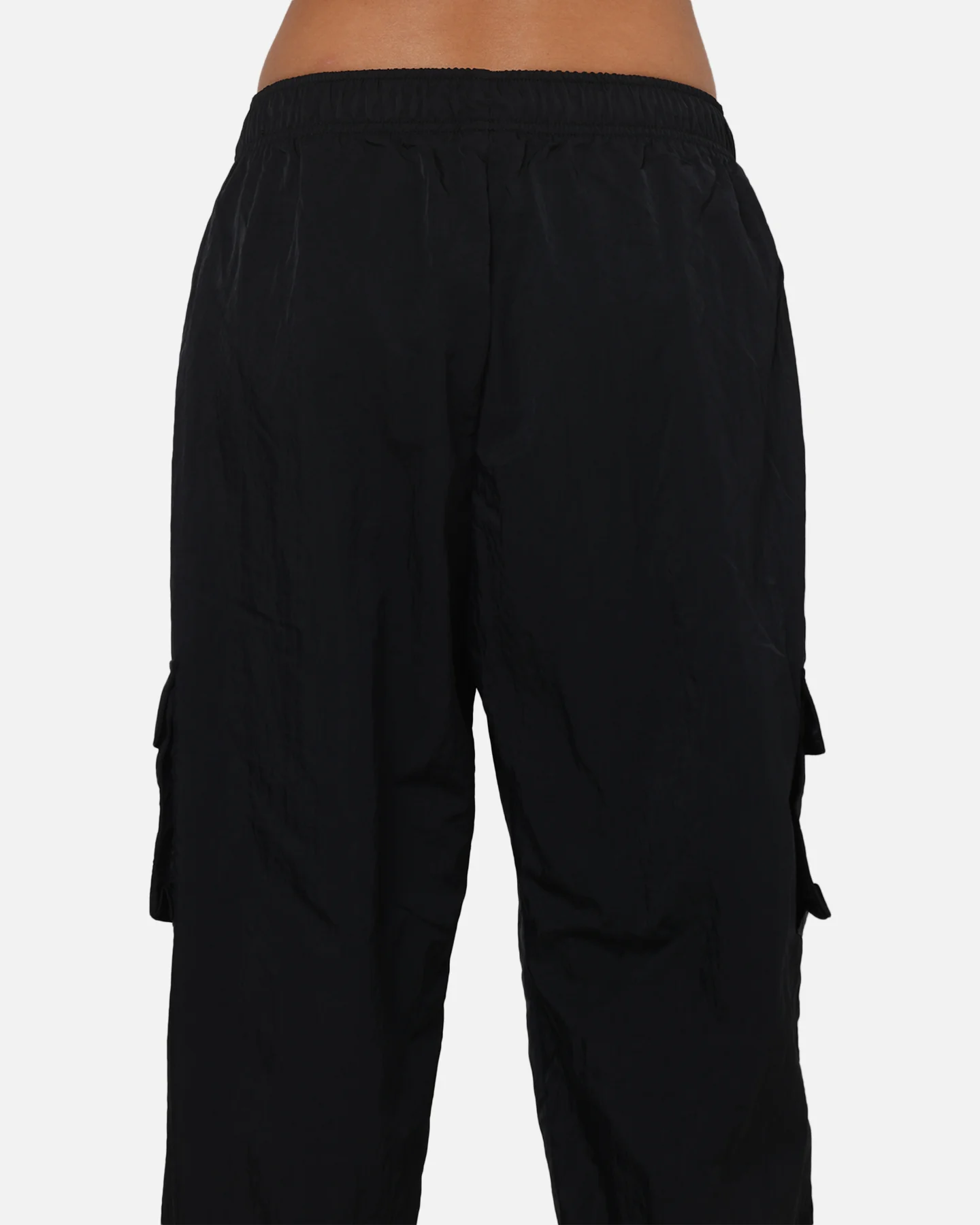 Nike Women's Sportswear Essential High-Rise Woven Cargo Pants Black/White - Image 8