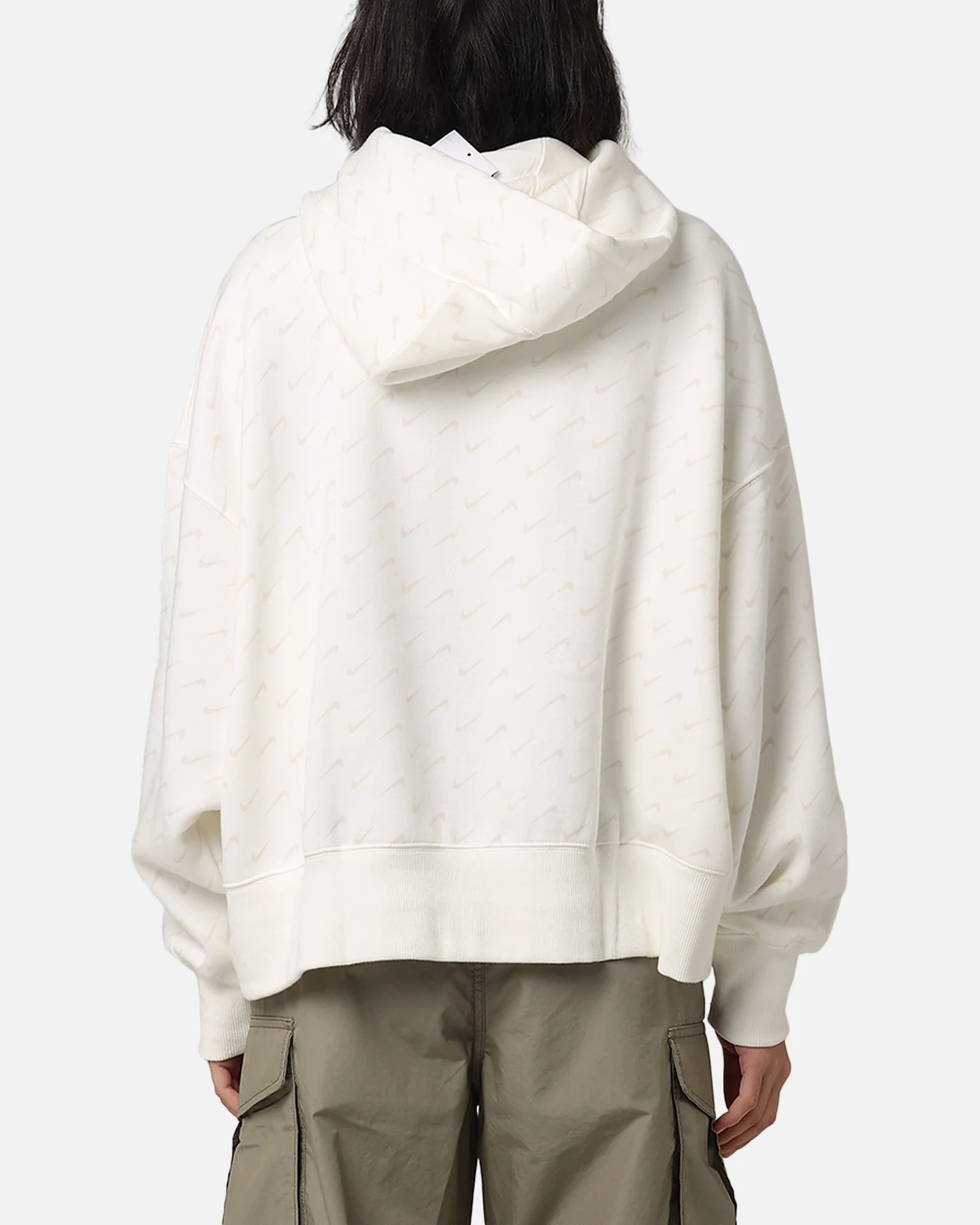 Nike Women's Sportswear Pheonix Oversized Fleece Hoodie Sail - Image 3