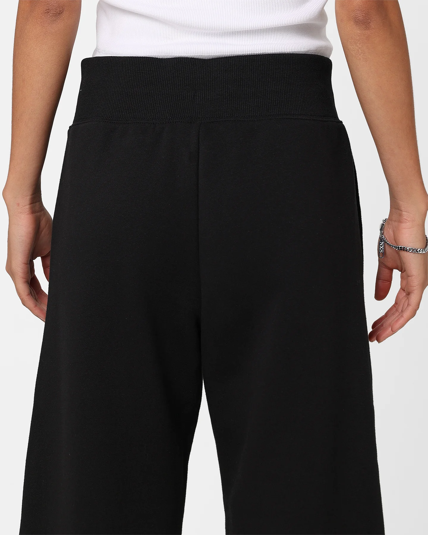 Nike Women's Sportswear Phoenix Fleece High Rise Sweatpants Black/Sail - Image 8
