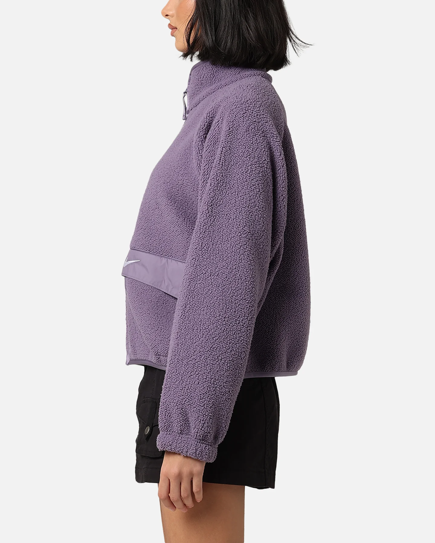 Nike Women's Sportswear Sherpa Jacket Daybreak/Oxygen Purple - Image 5