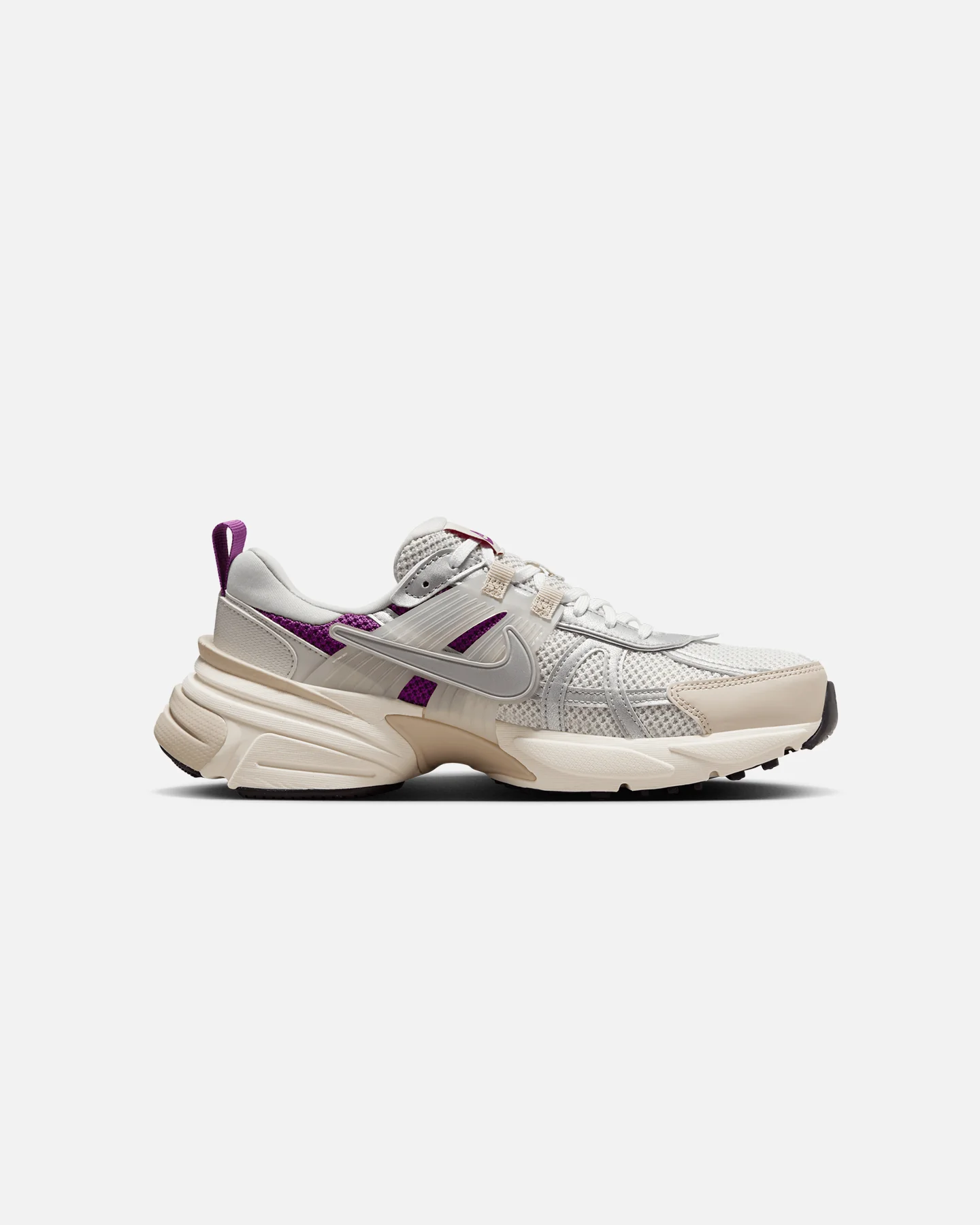 Nike Women's V2K Run Premium Light Bone/Metallic Silver-Sandrift - Image 4