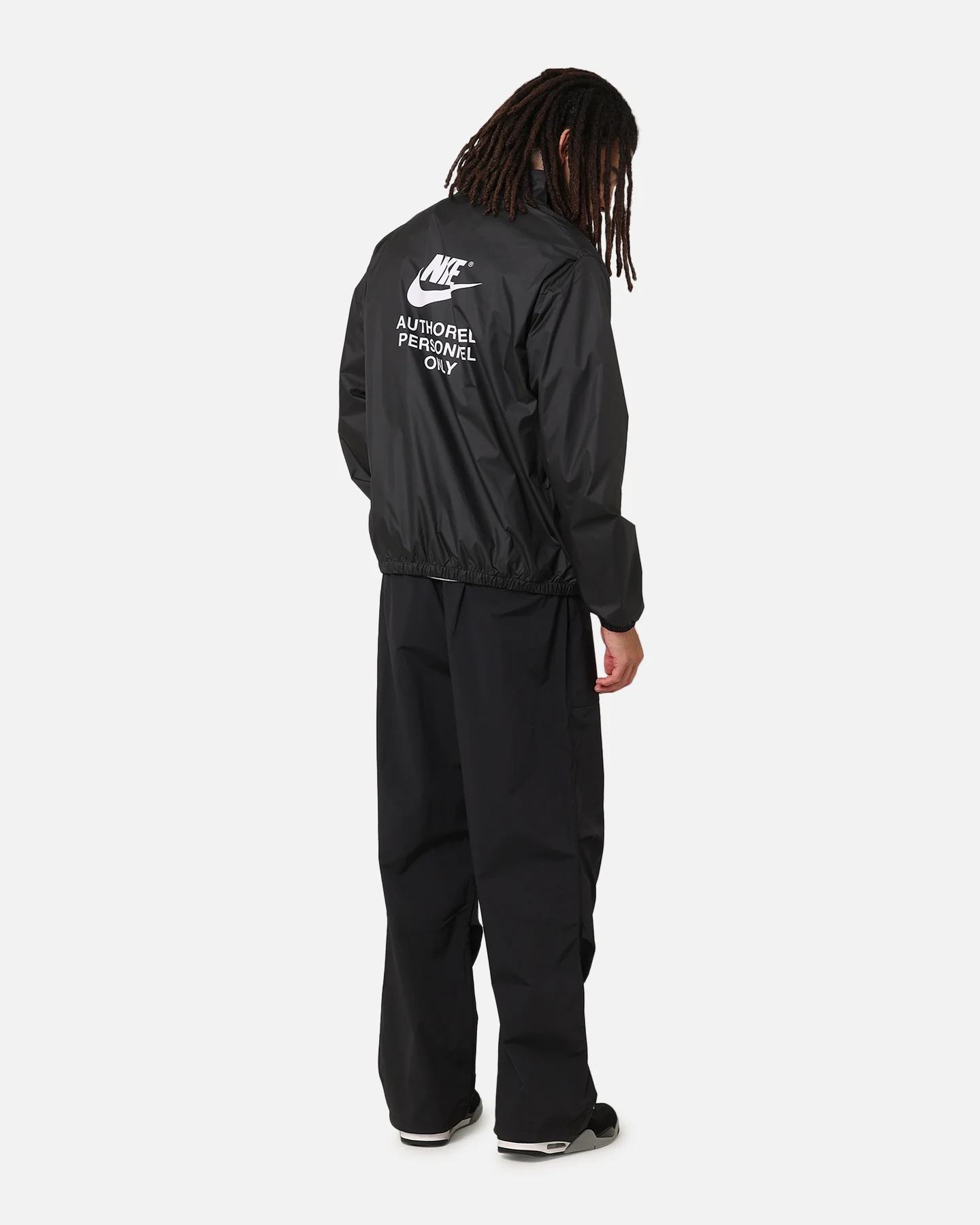 Nike Woven Full Zip Jacket Black/Black - Image 3