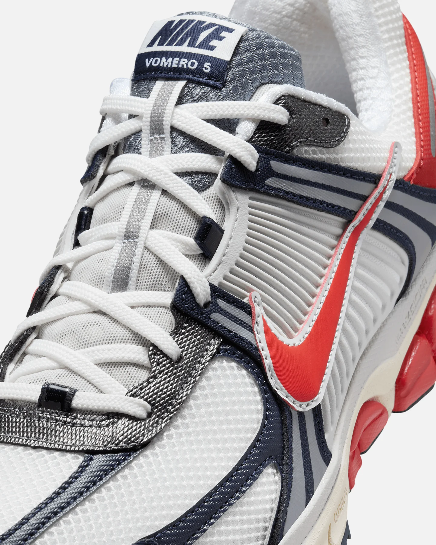 Nike Zoom Vomero 5 Photon Dust/Picante Red - Image 6