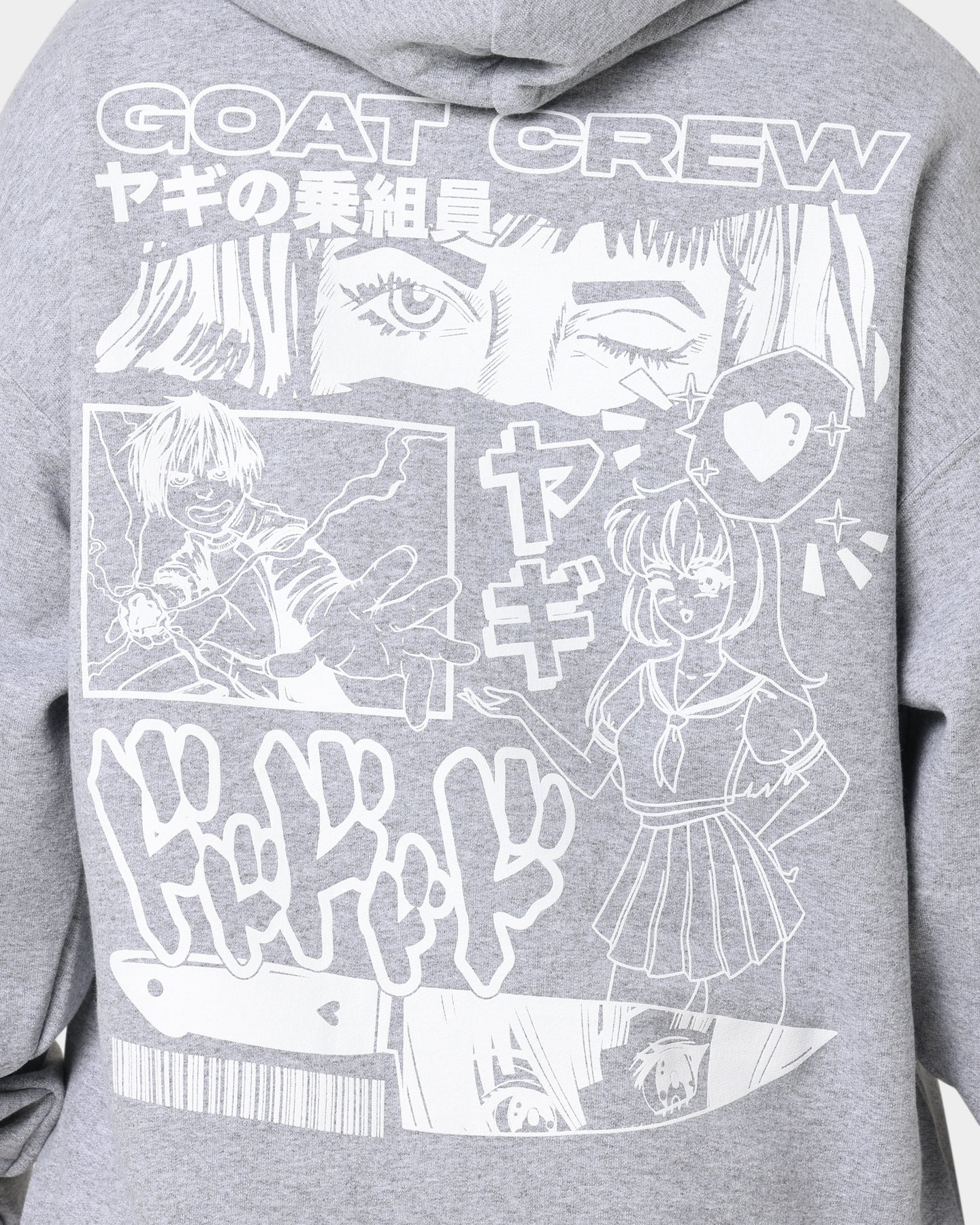 Goat Crew Niseko Hoodie Grey - Image 5