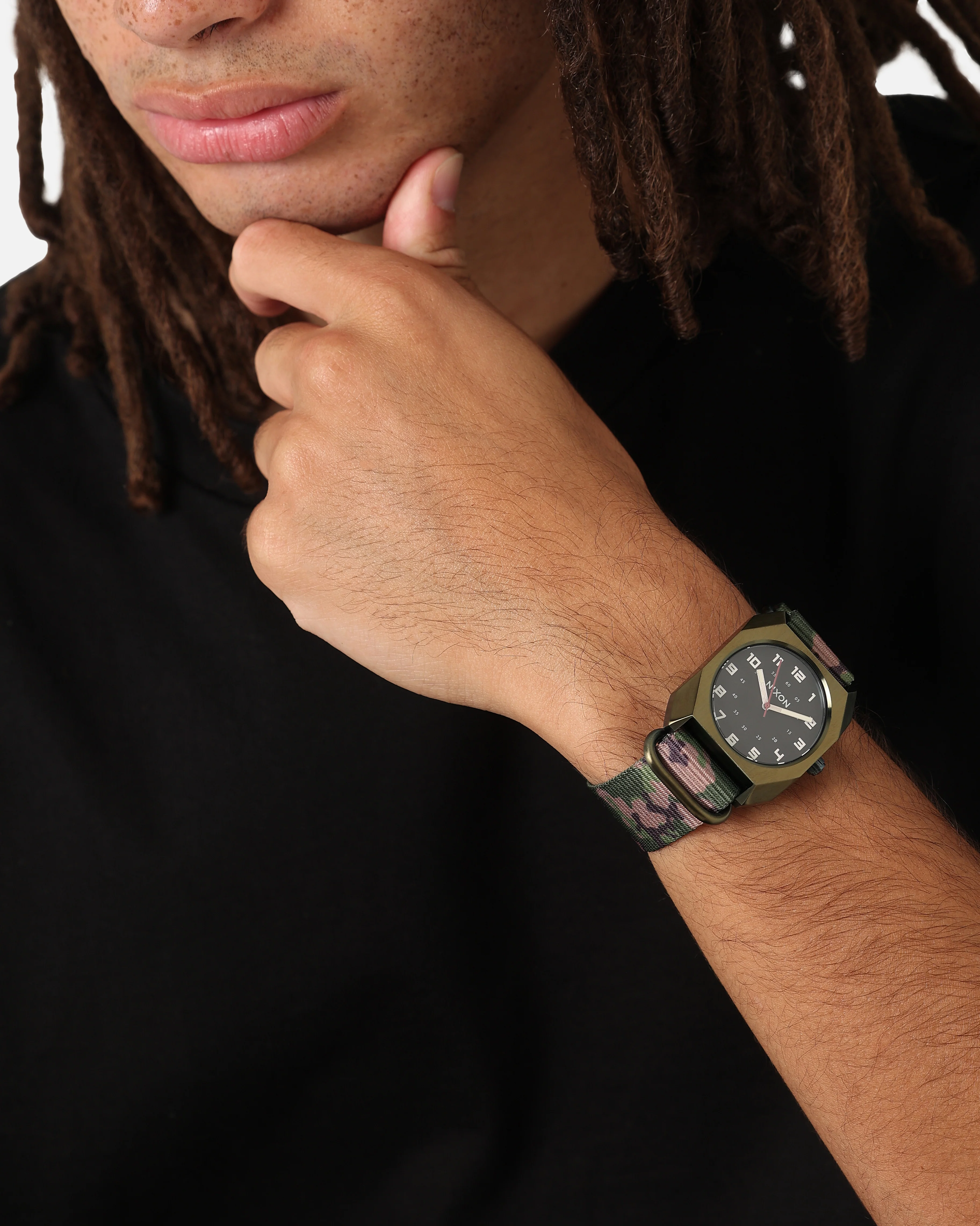 Nixon Scout Nato Dark Olive/Camo - Image 2