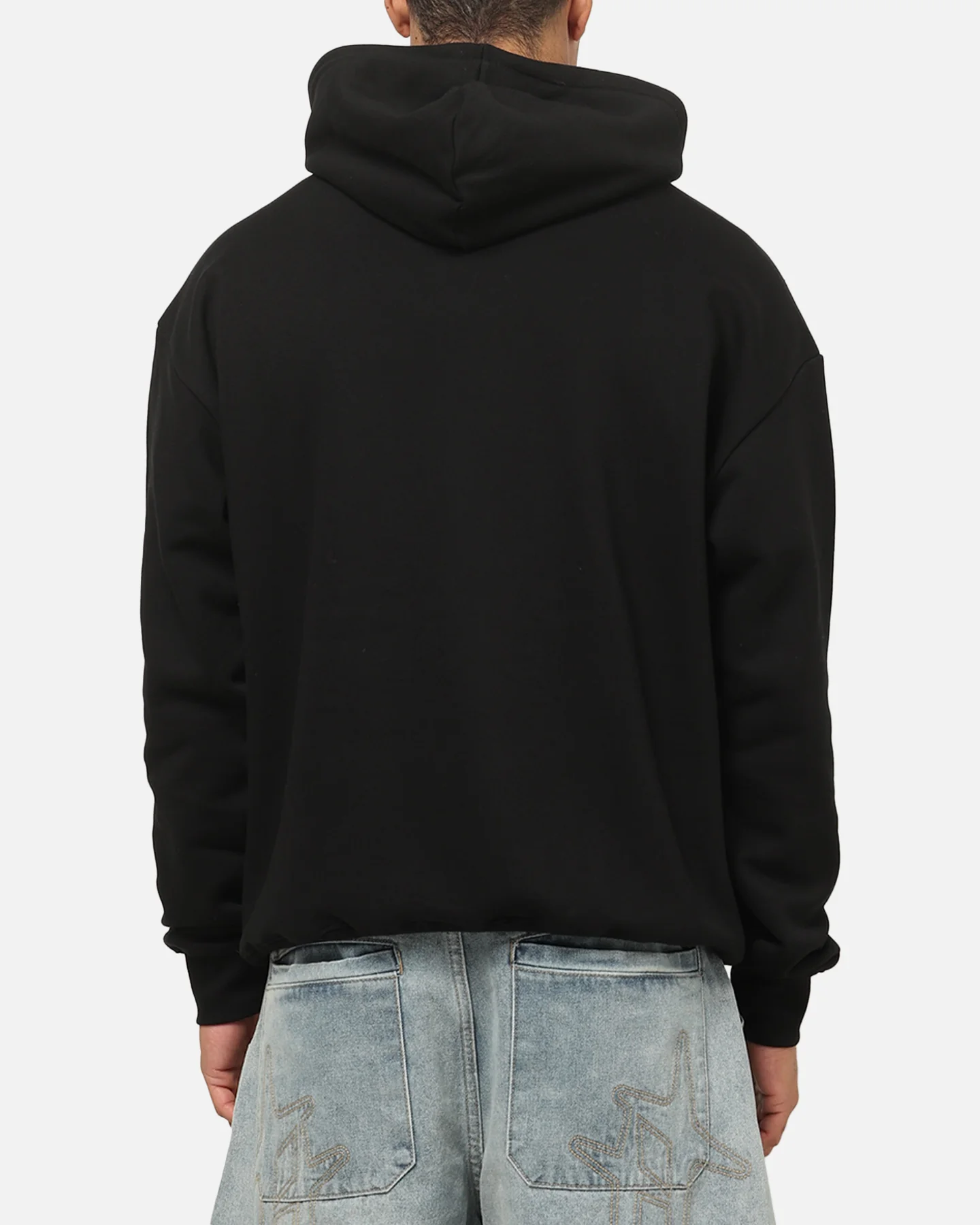 Bleacher Athletic Canterbury-Bankstown Bulldogs NRL Adult Club Wreath Hoodie Black - Image 3