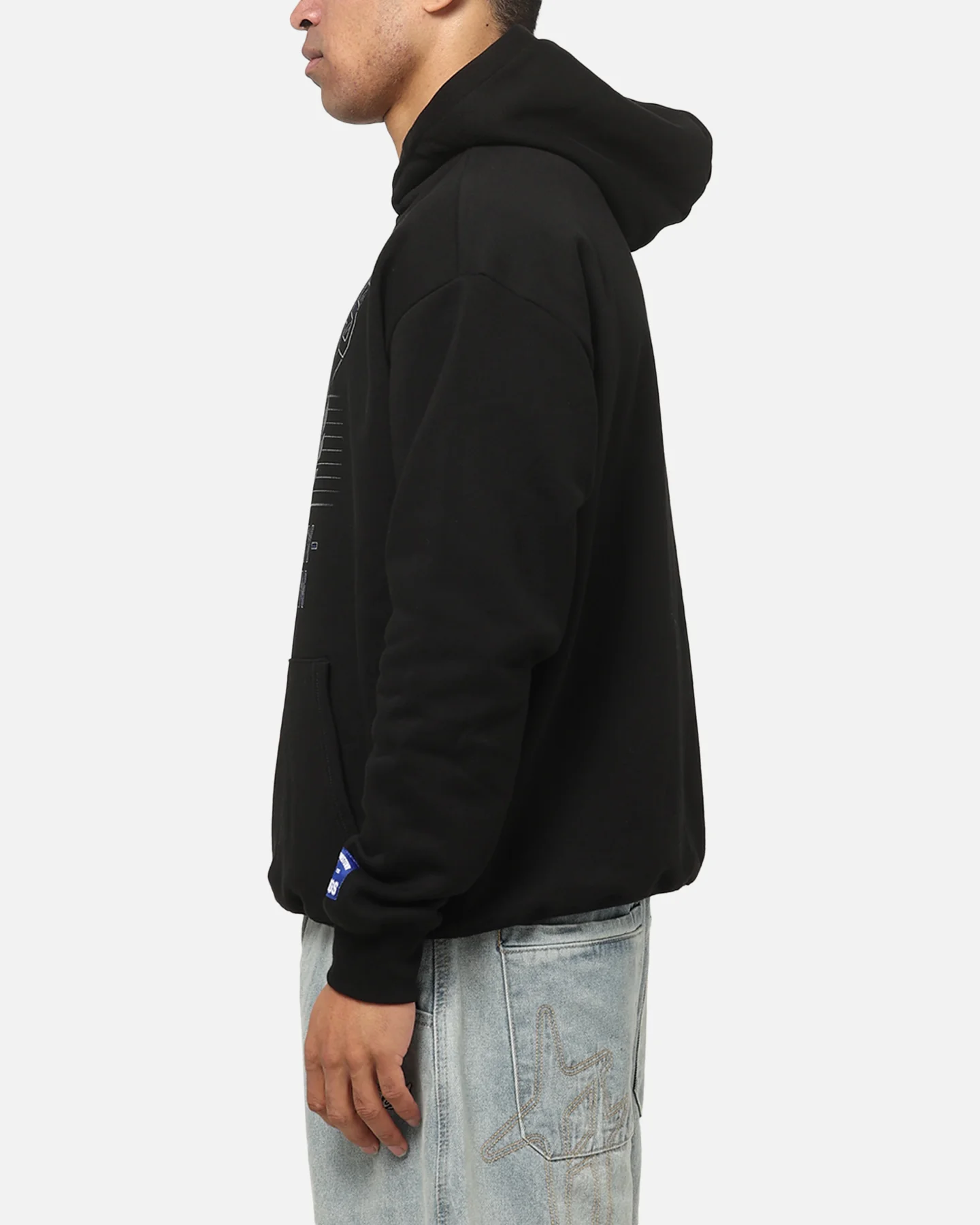 Bleacher Athletic Canterbury-Bankstown Bulldogs NRL Adult Club Wreath Hoodie Black - Image 5