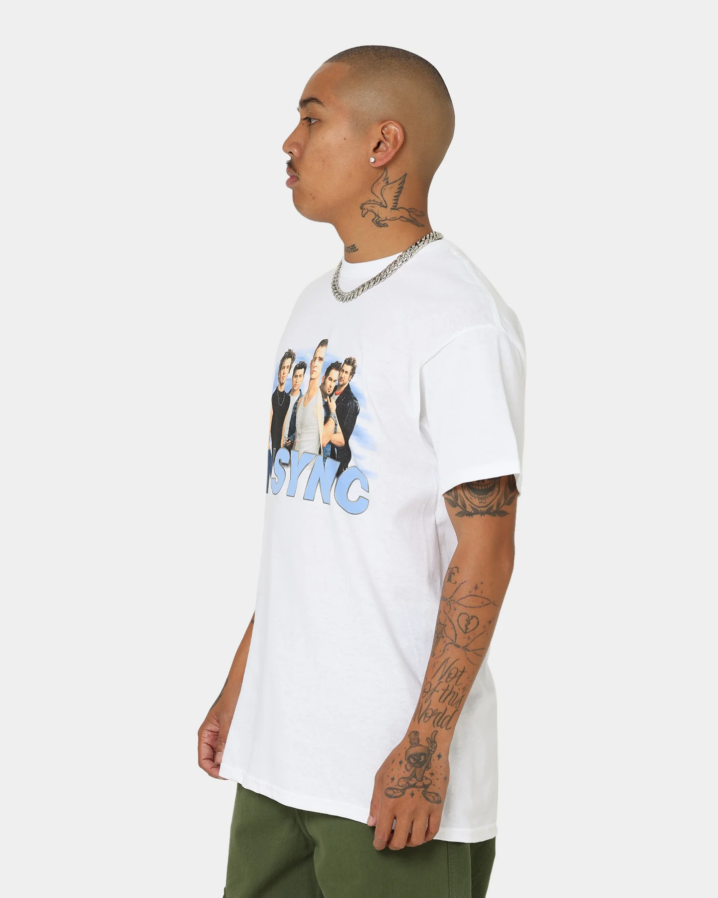 NSYNC Cloud Photo T-Shirt White - Image 6