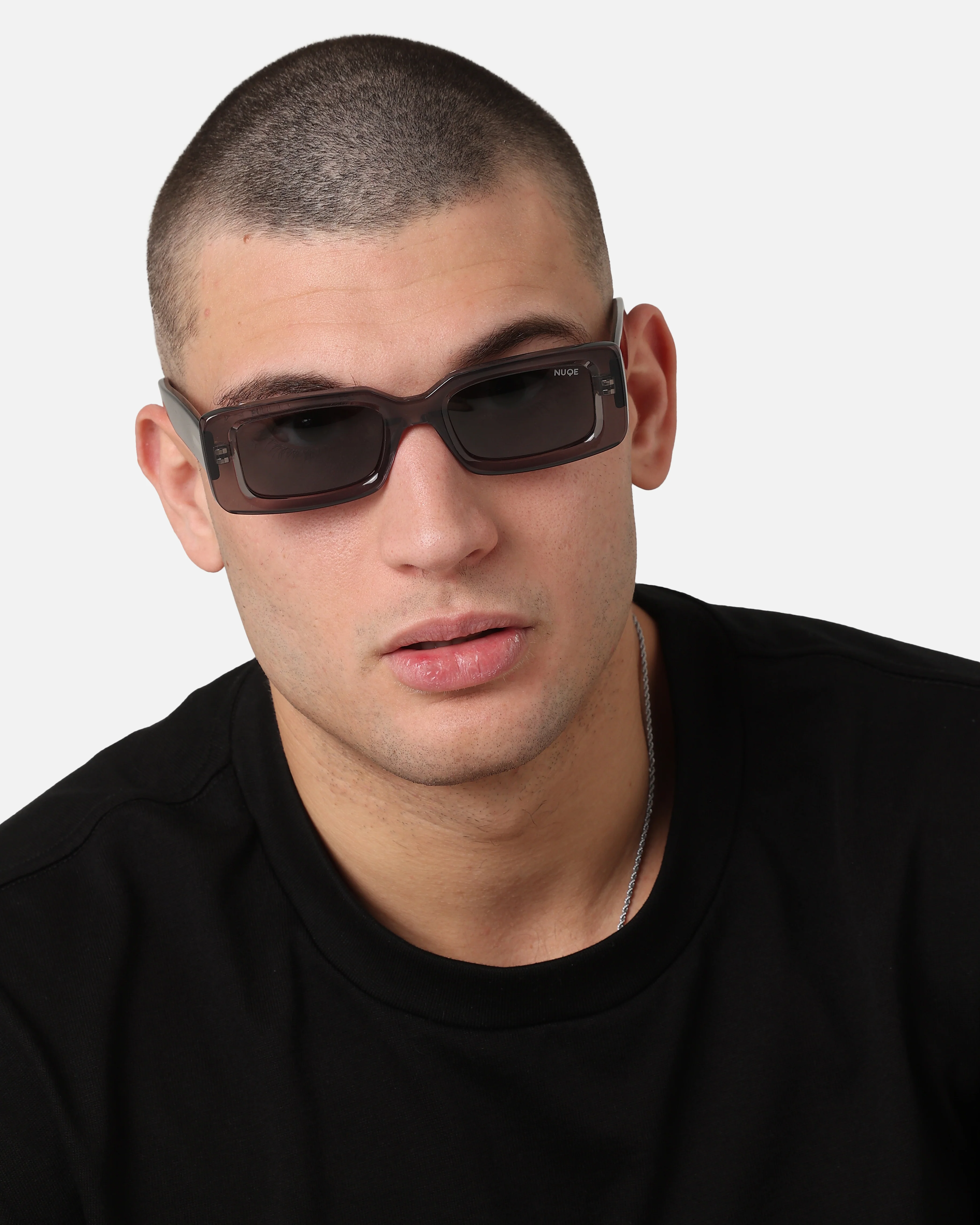 Nuqe Fragment Sunglasses Smoke Grey - Image 3