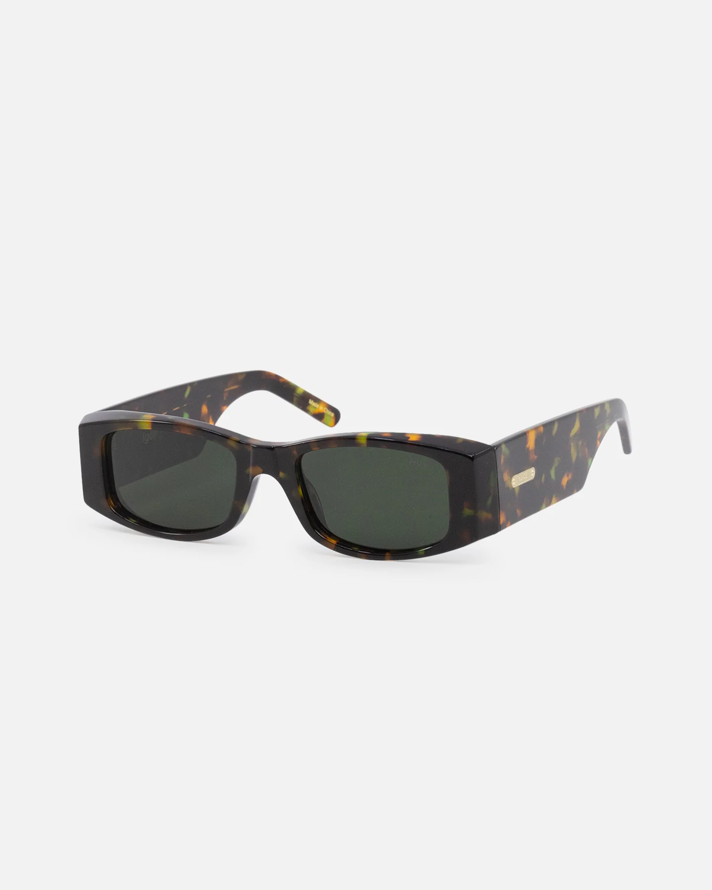 Nuqe Igor Sunglasses Tort/Green/Gold - Image 2