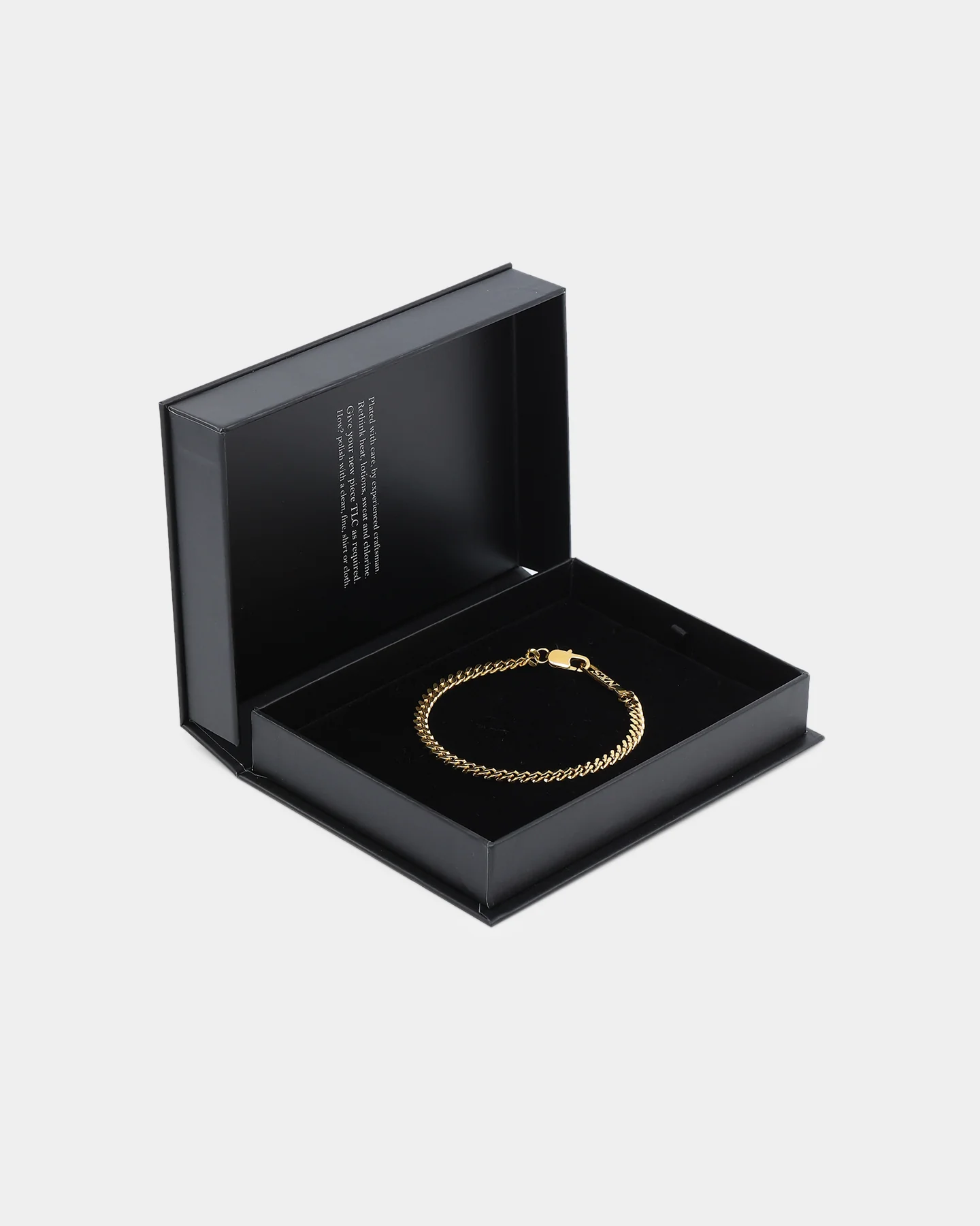 NXS 5mm Cuban Bracelet Gold - Image 5