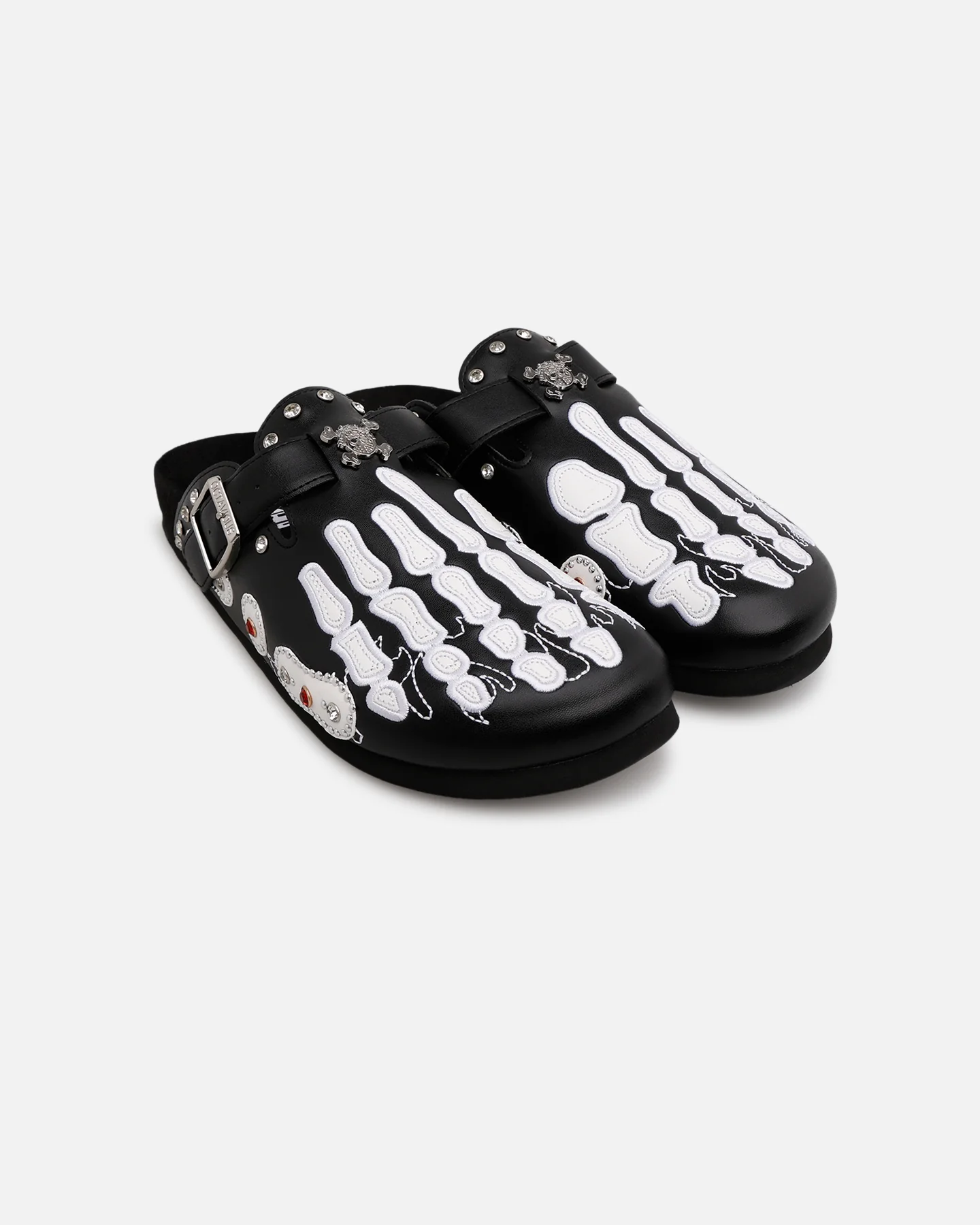 Octavious Marks Onyx Leather Clogs Black - Image 5