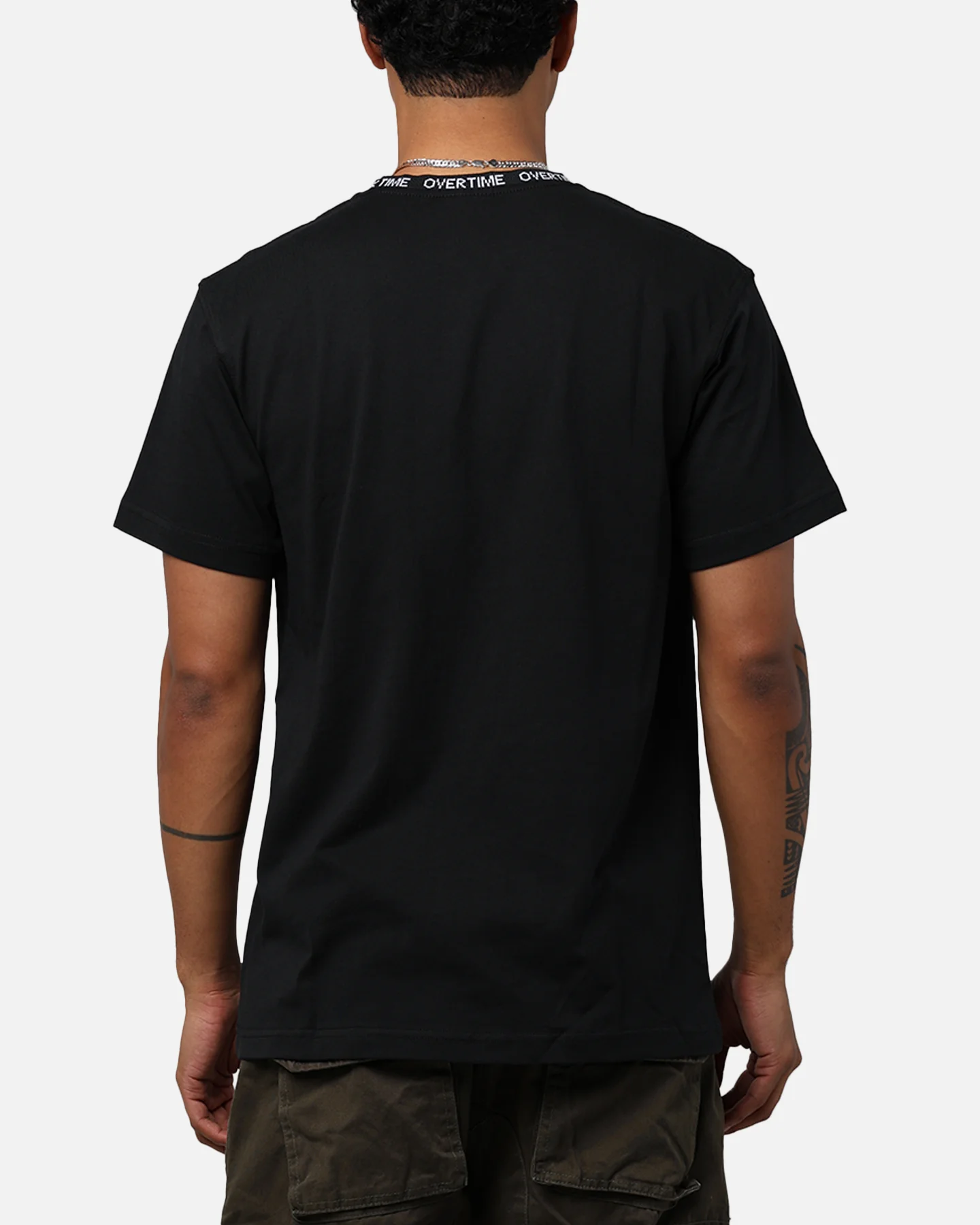 Overtime Rib T-Shirt Black - Image 3