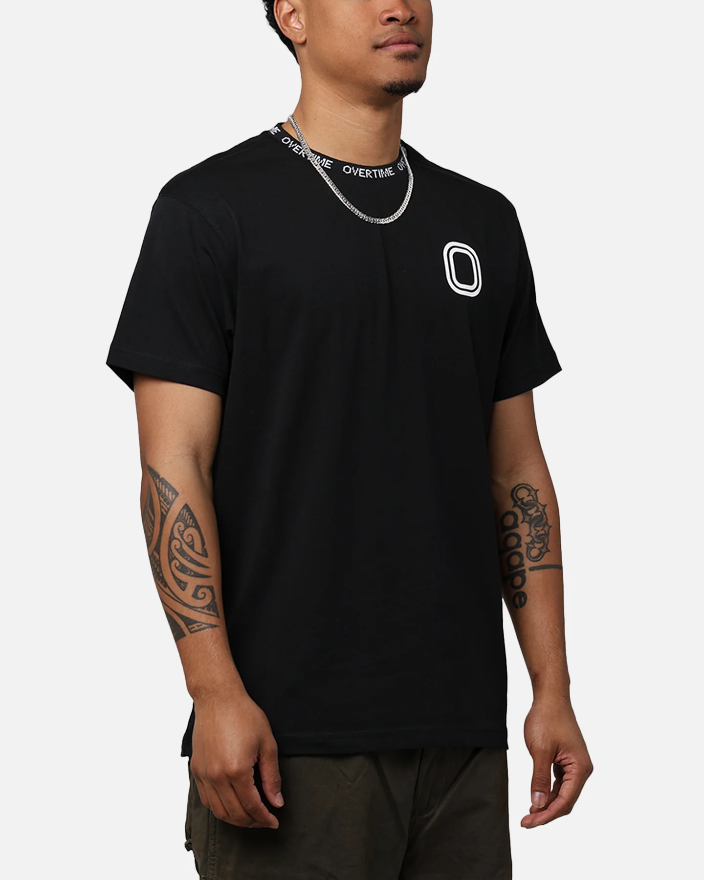 Overtime Rib T-Shirt Black - Image 4