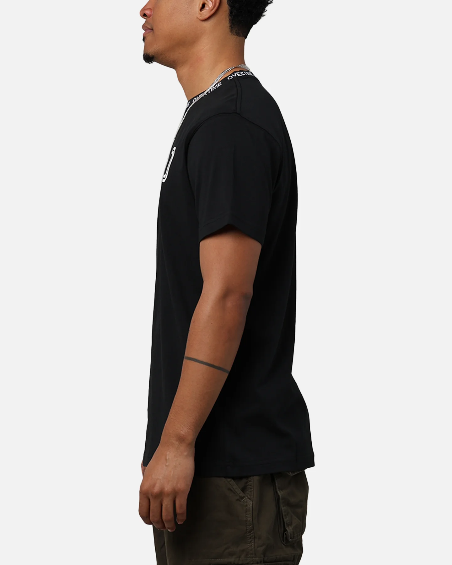 Overtime Rib T-Shirt Black - Image 6