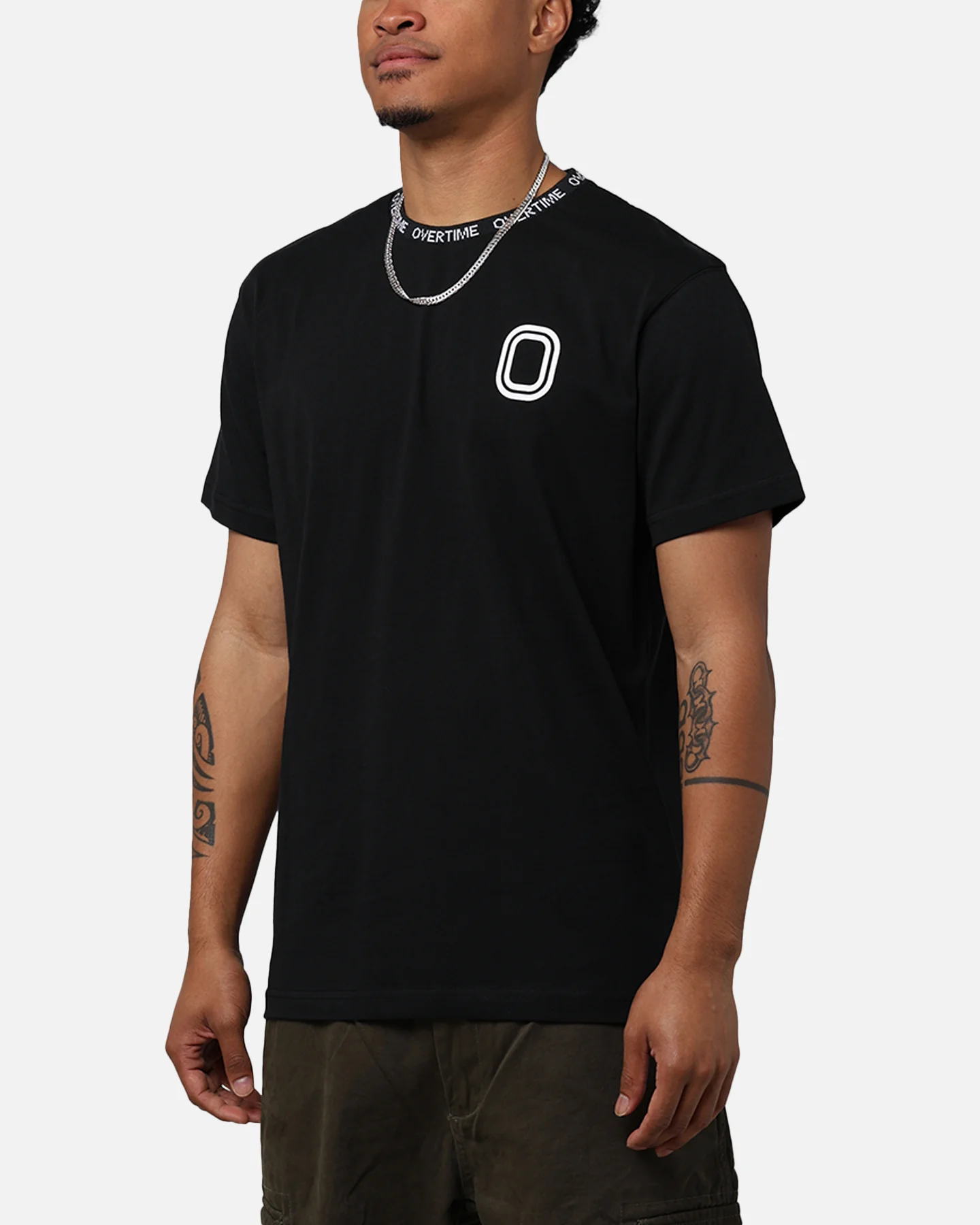 Overtime Rib T-Shirt Black - Image 7
