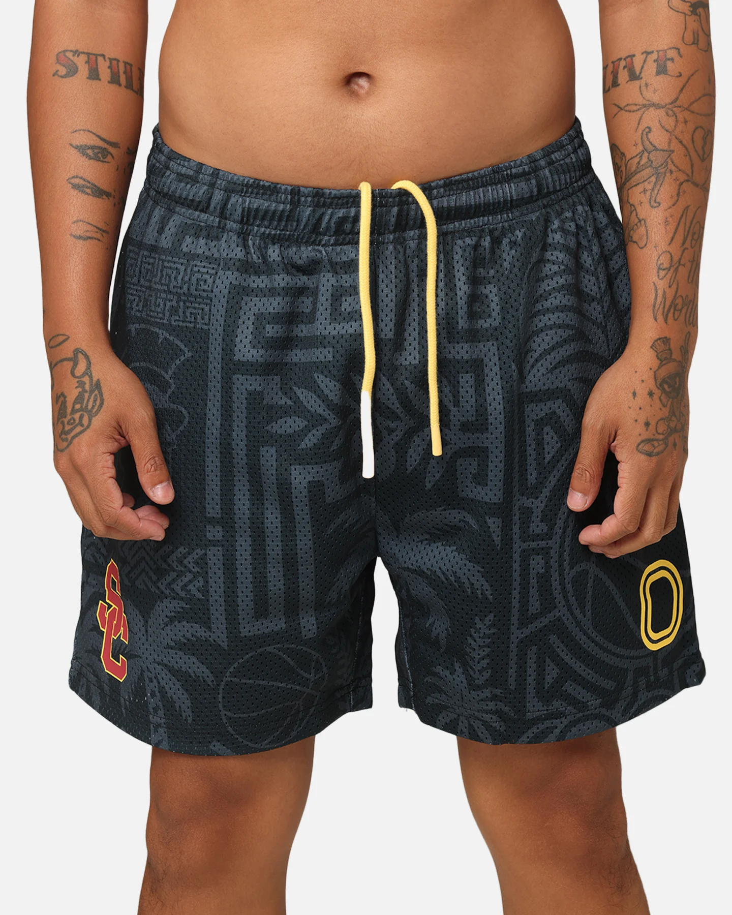 Overtime USC Trojans Palm Shorts Black - Image 7