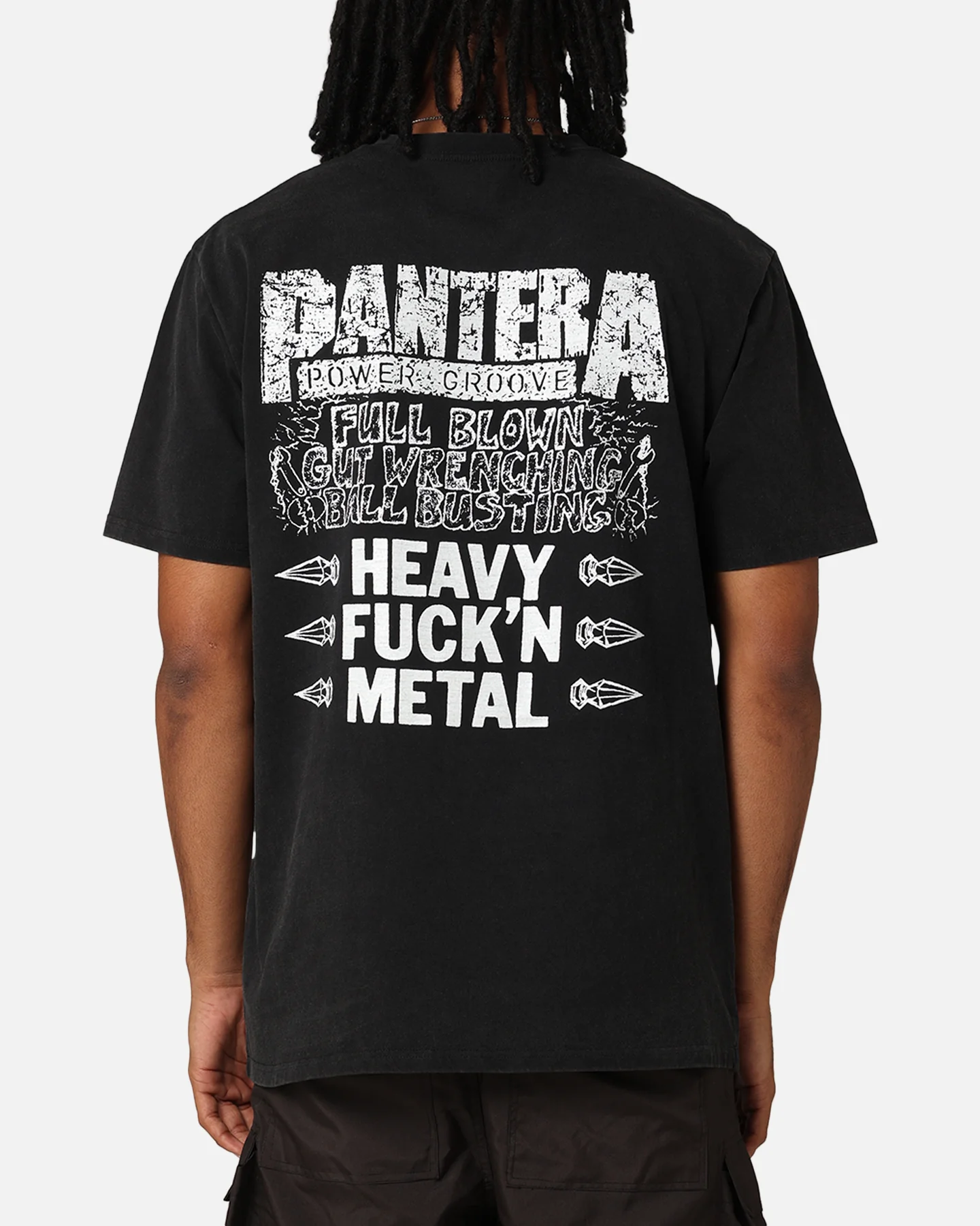 Pantera Domination T-Shirt Washed Black - Image 2