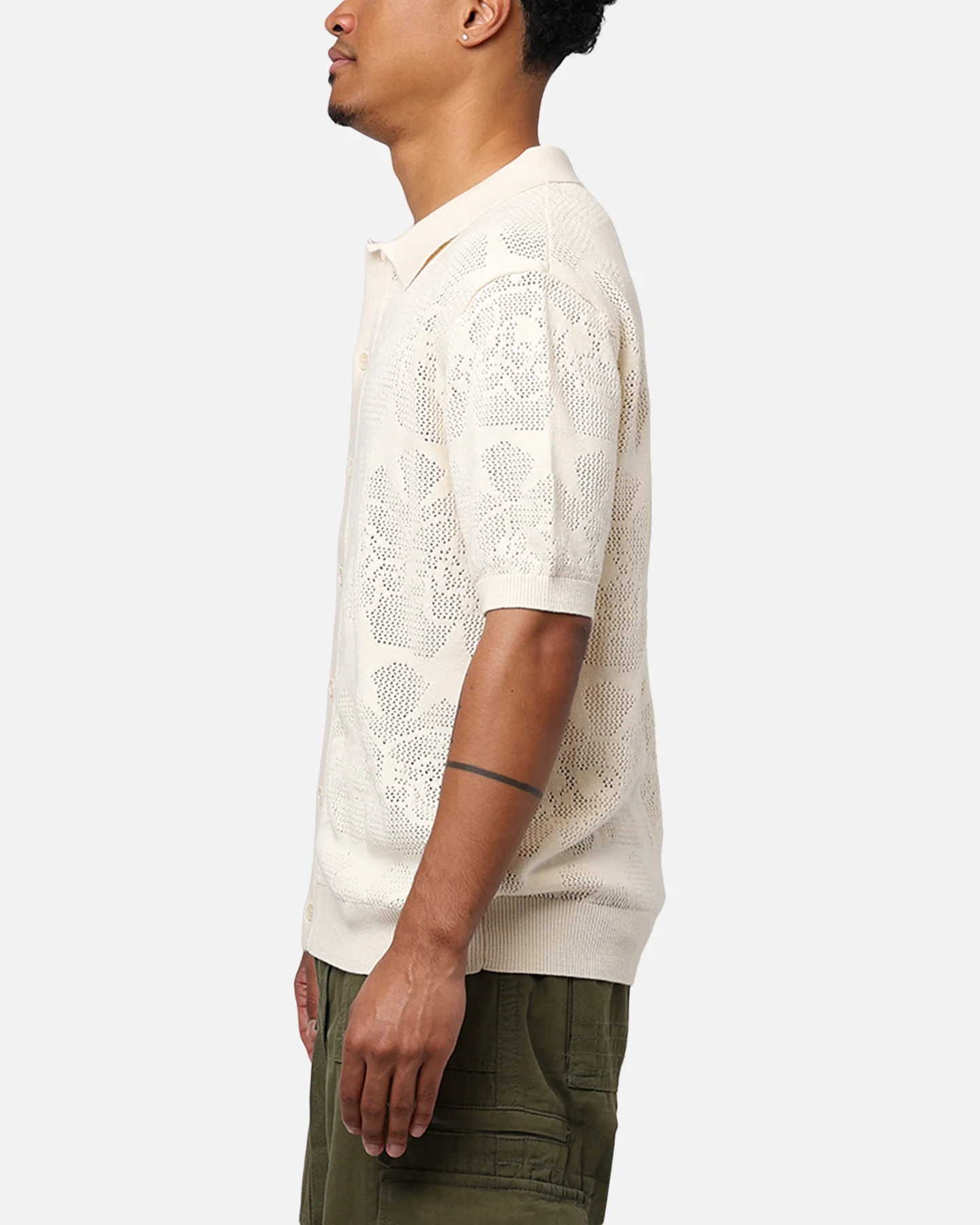 Pas De Mer Skulls Polo Sweater Shirt Sand - Image 5