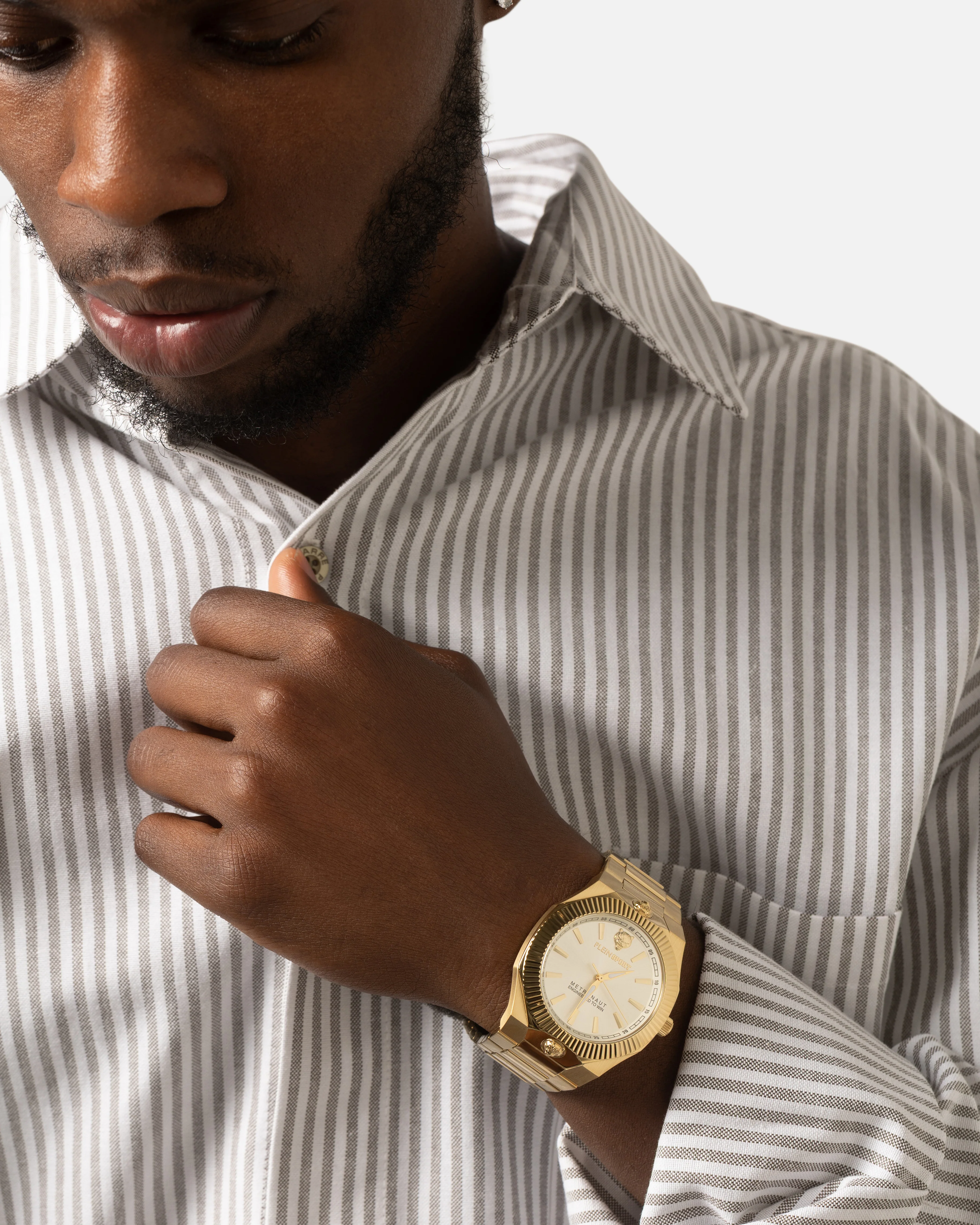Phillip Plien Sport Metronaut Bracelet Watch Gold - Image 4