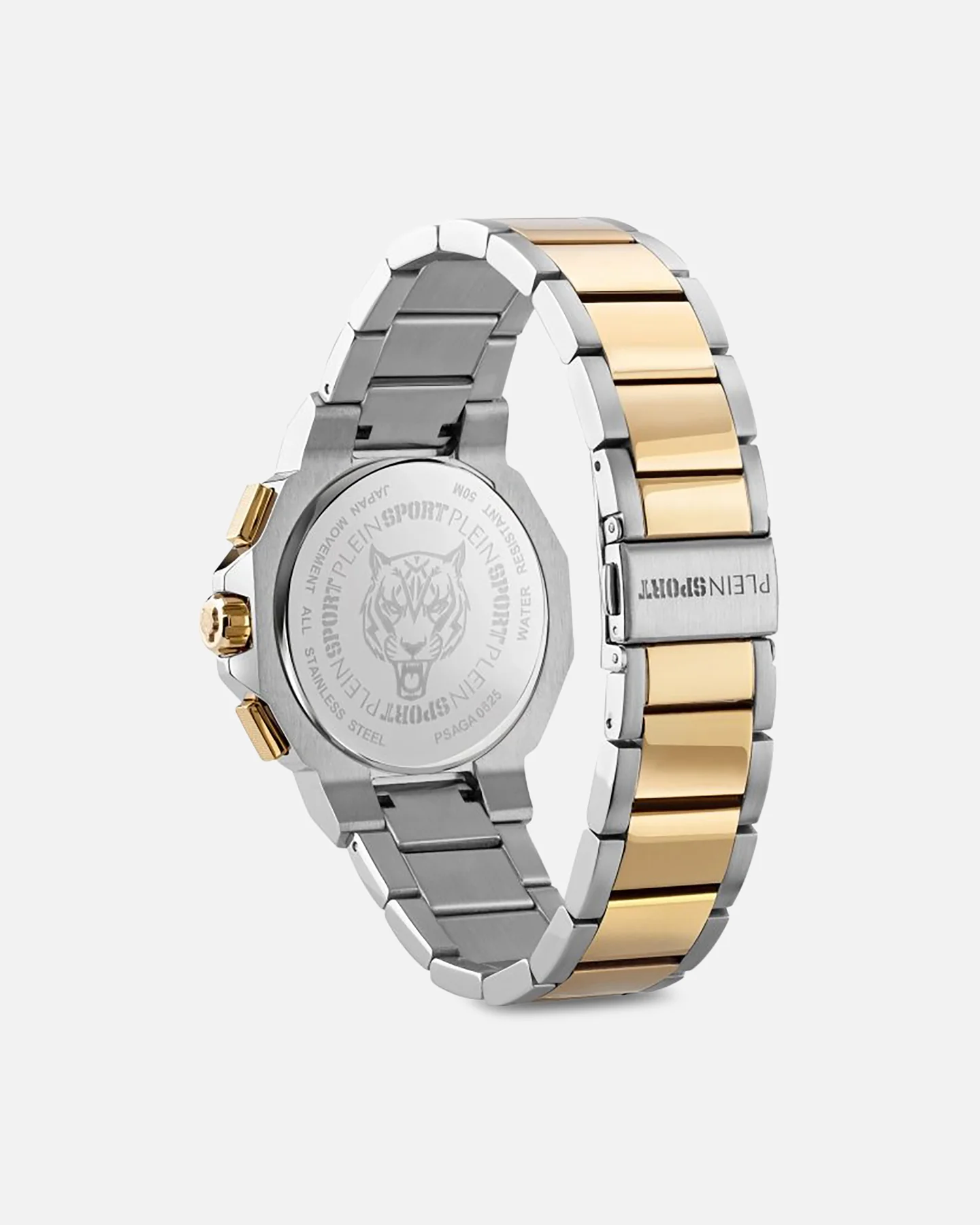 Phillip Plien Sport Titan Bracelet Watch Green/Gold - Image 5