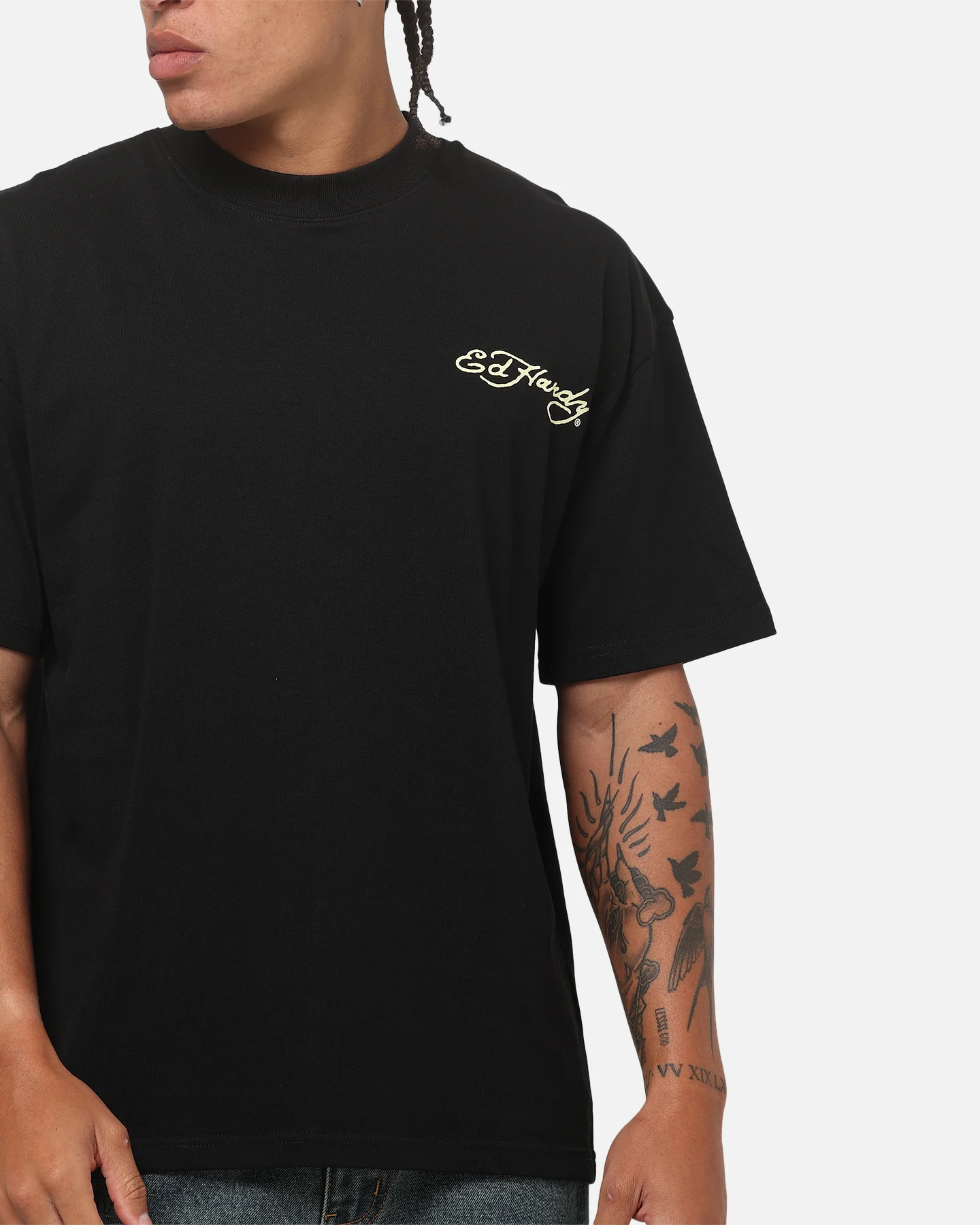 Ed Hardy Phoenix T-Shirt Black - Image 8