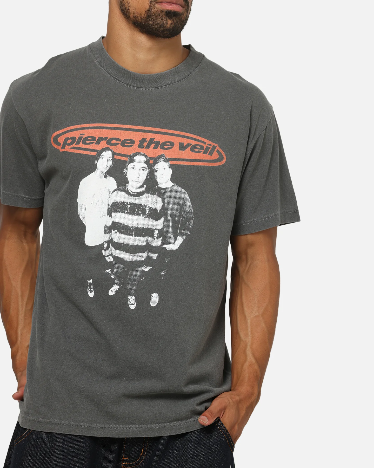 Pierce The Veil Pierce The Veil T-Shirt Washed Black - Image 6