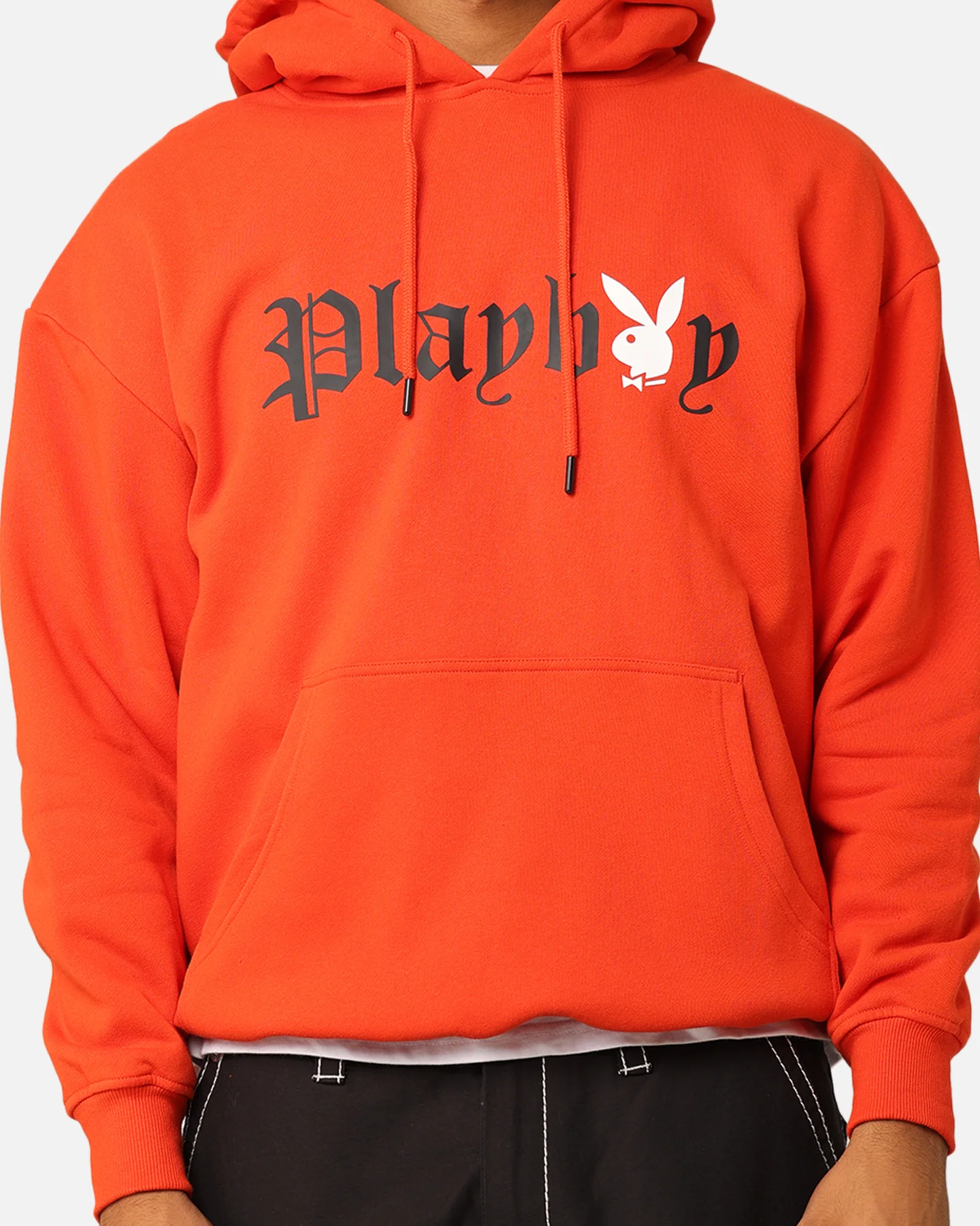 Playboy Bunny O Gothic Hoodie Orange - Image 3