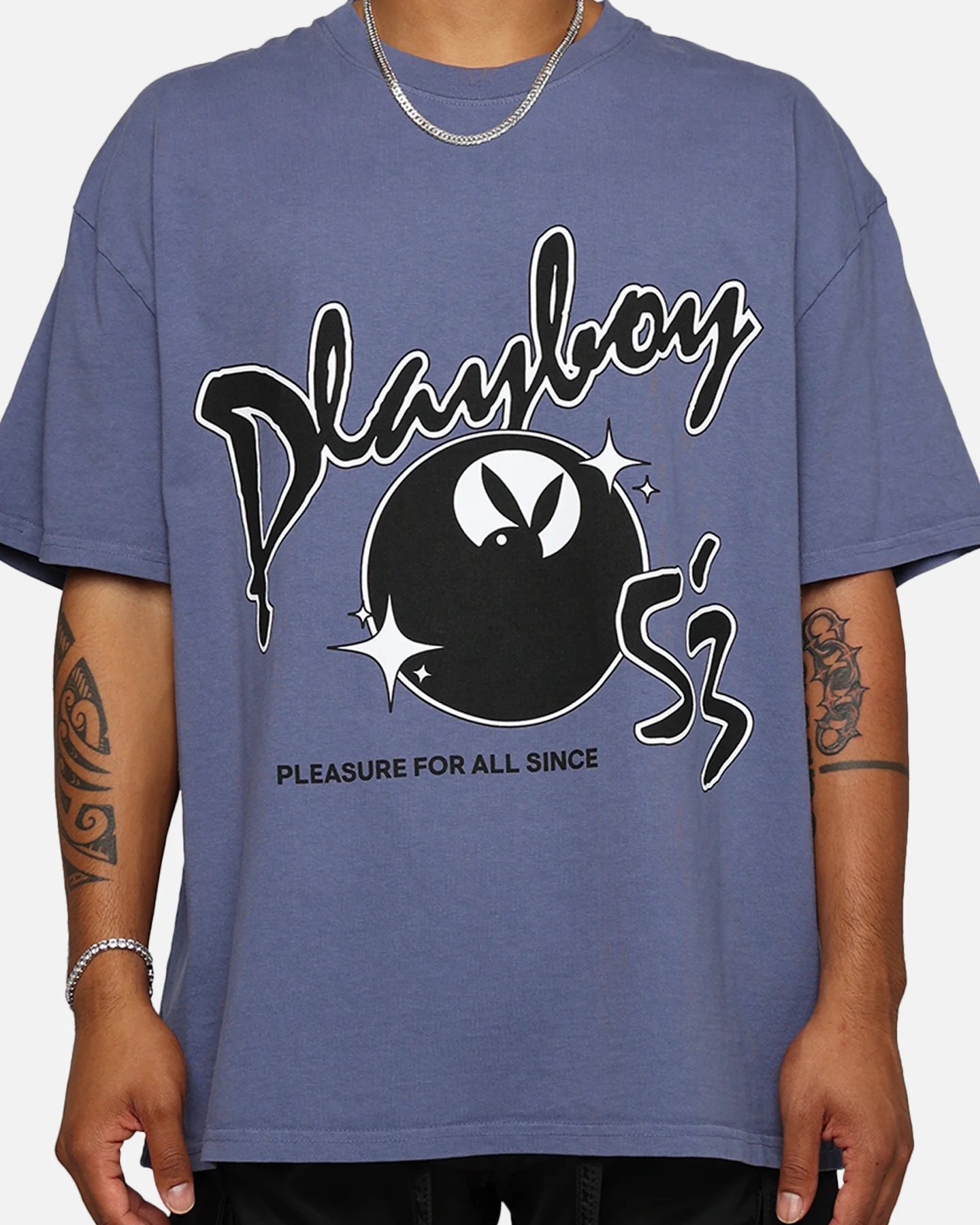 Playboy By Culture Kings Charlie T-Shirt Purple - Image 3