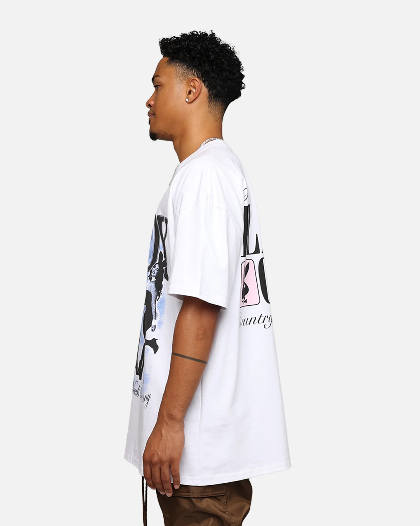 Playboy By Culture Kings Every Bunny T-Shirt White - Image 6