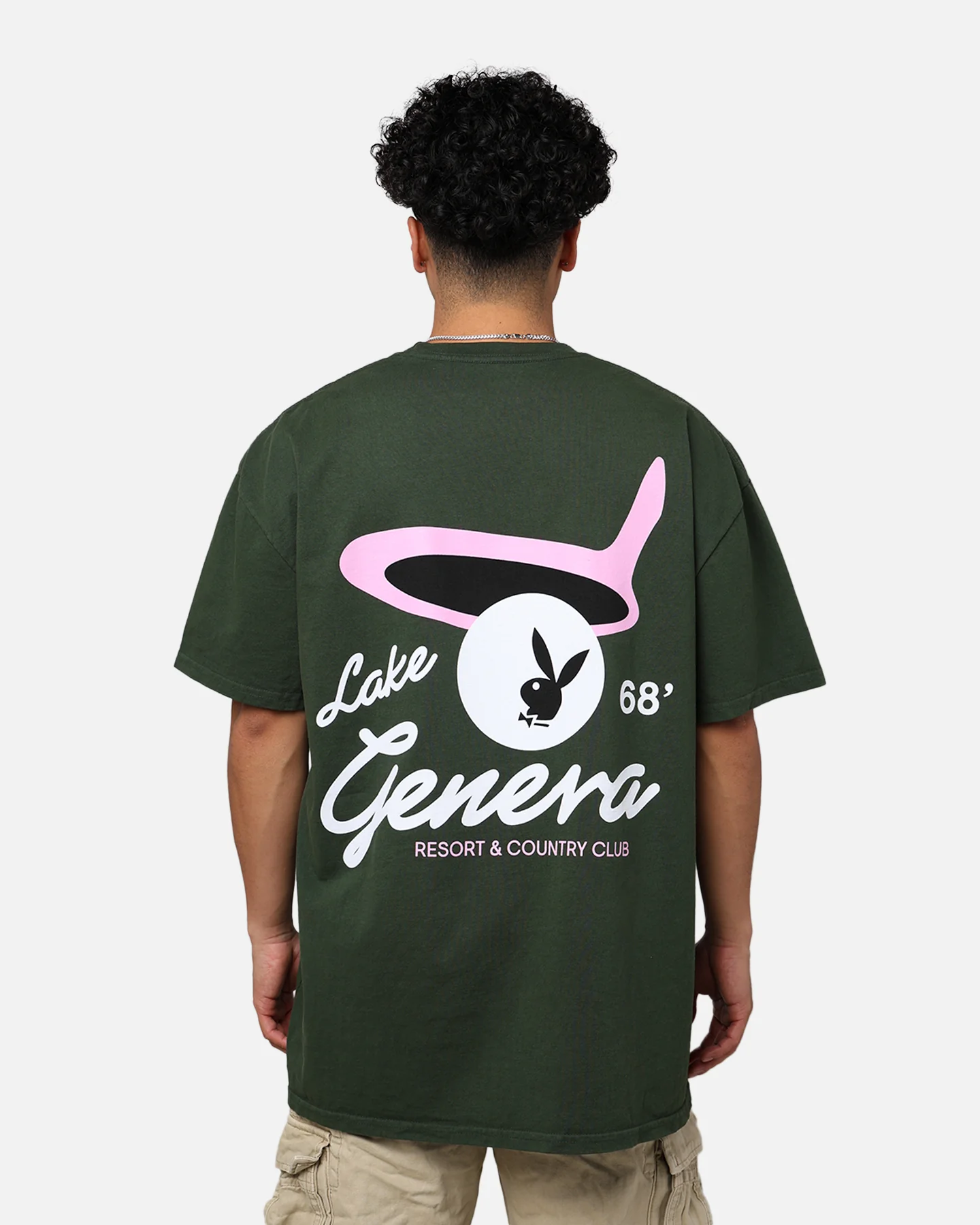 Playboy By Culture Kings Lake Geneva T-Shirt Green - Image 5